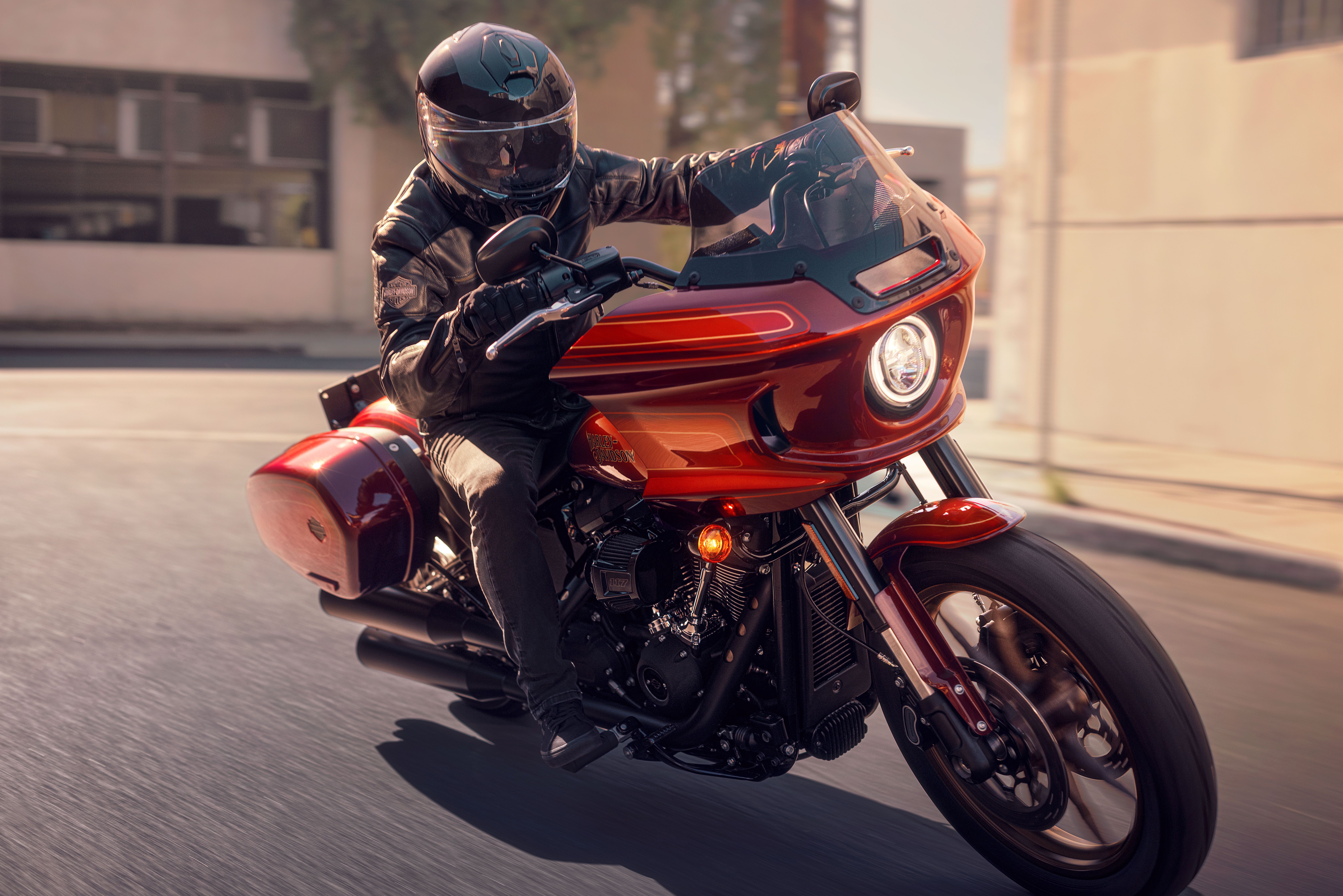 2022 Harley-Davidson Low Rider El Diablo cruising on the street