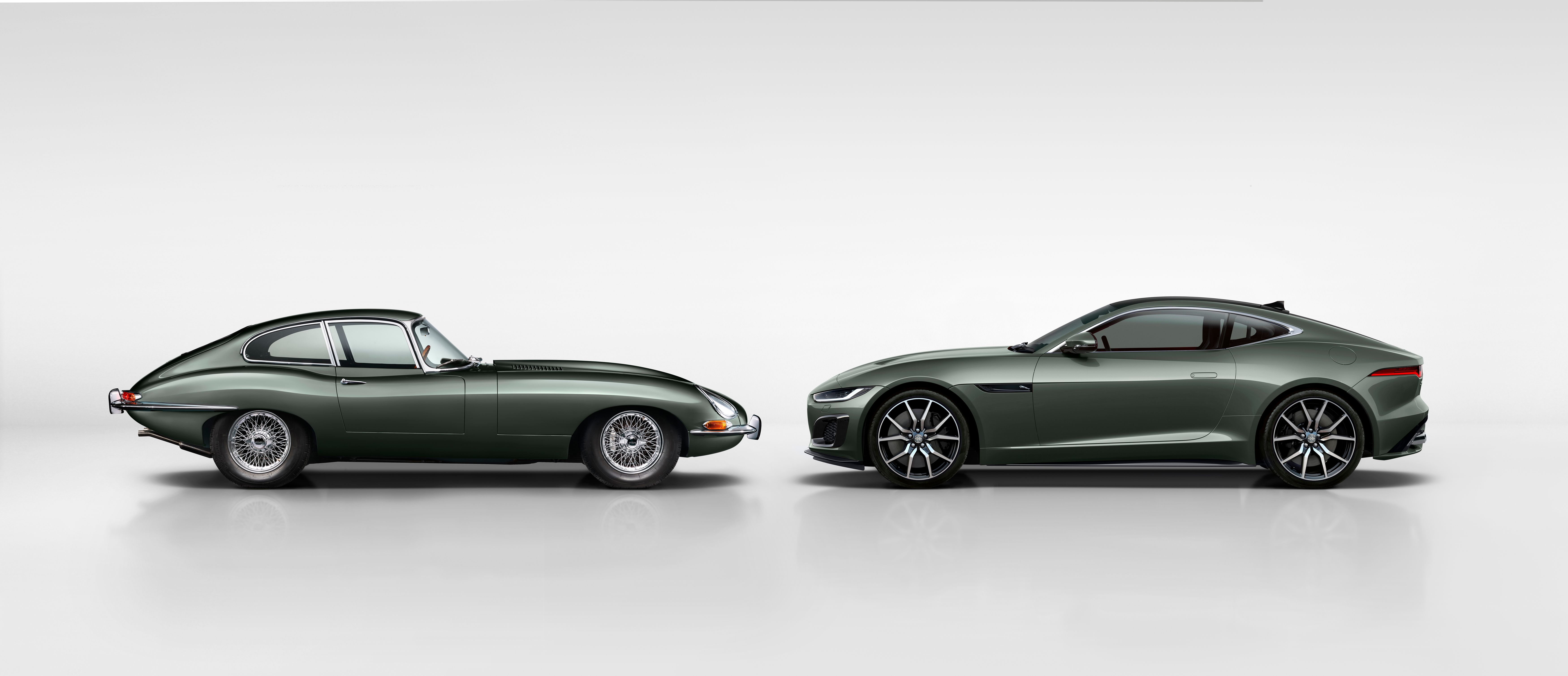 solid Sherwood Green Jaguar F-TYPE Heritage 60 Edition & E-type 60 Collection