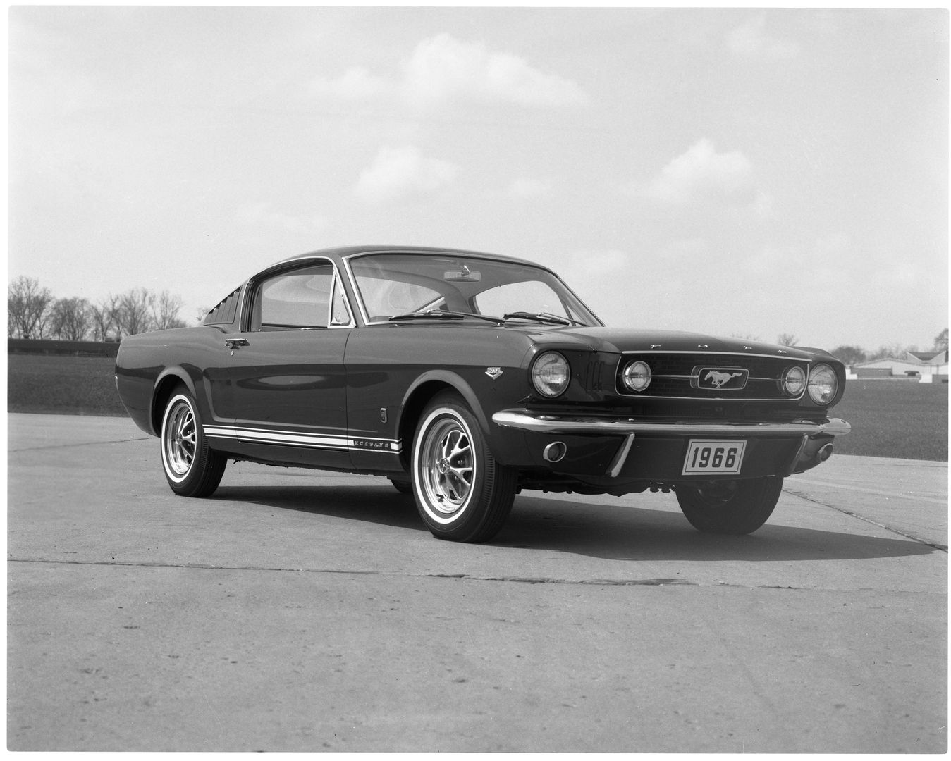 Black 1966 Ford Mustang