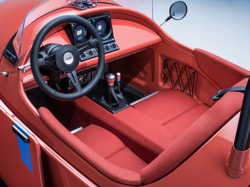 Morgan Super 3 red interior