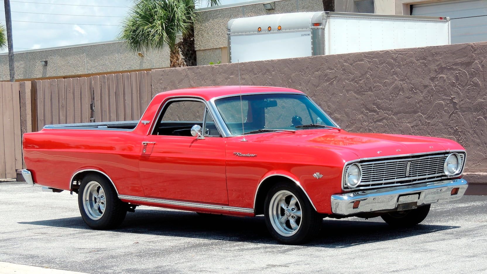 A parked 1966 Ford Ranchero