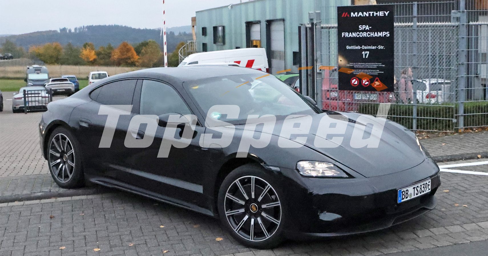 2024 Porsche Taycan Spied While Testing