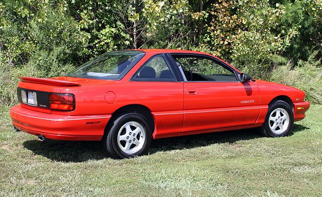 Red 1992 Oldsmobile SCX