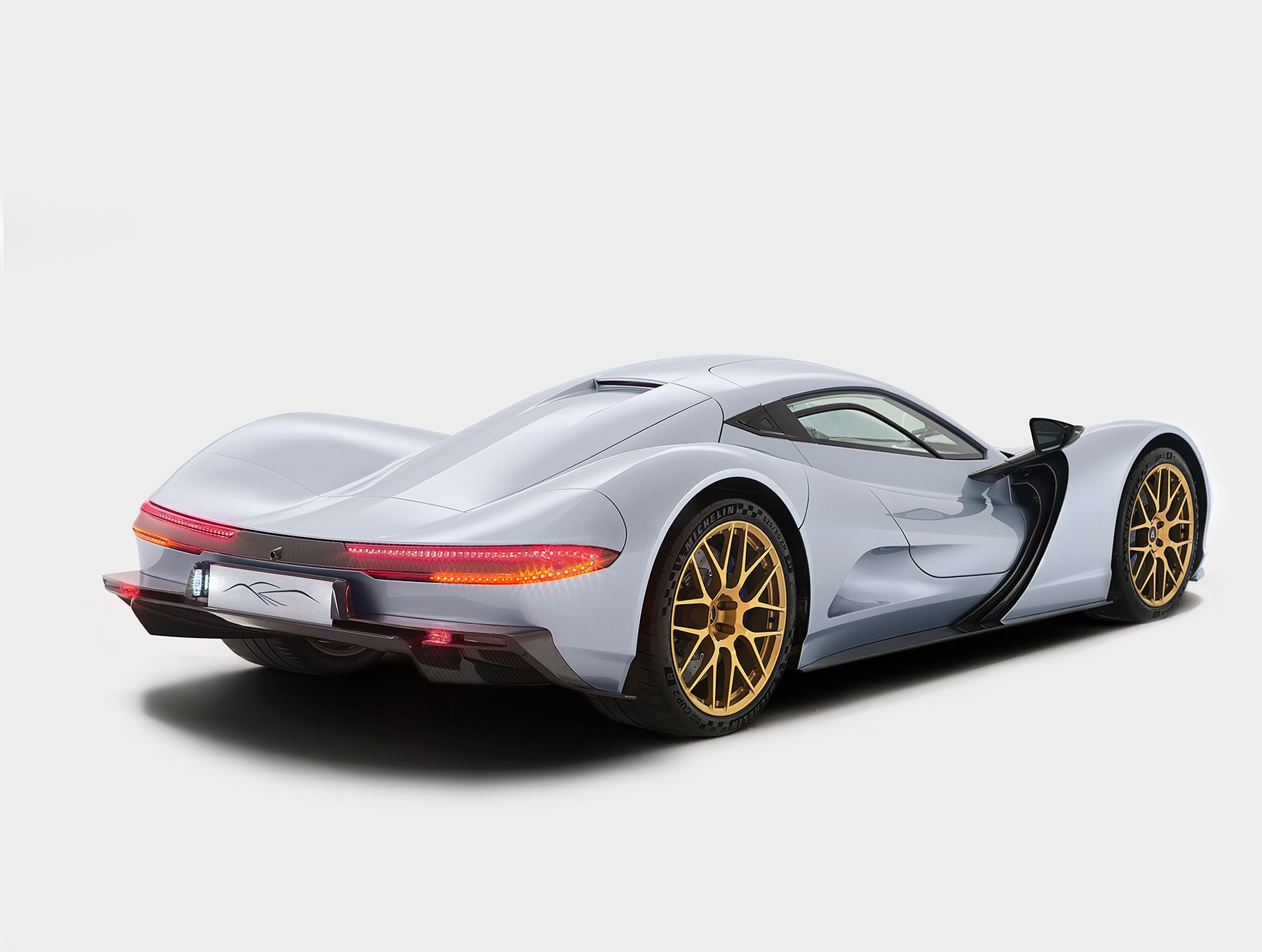 Aspark Owl Rear View Lights On