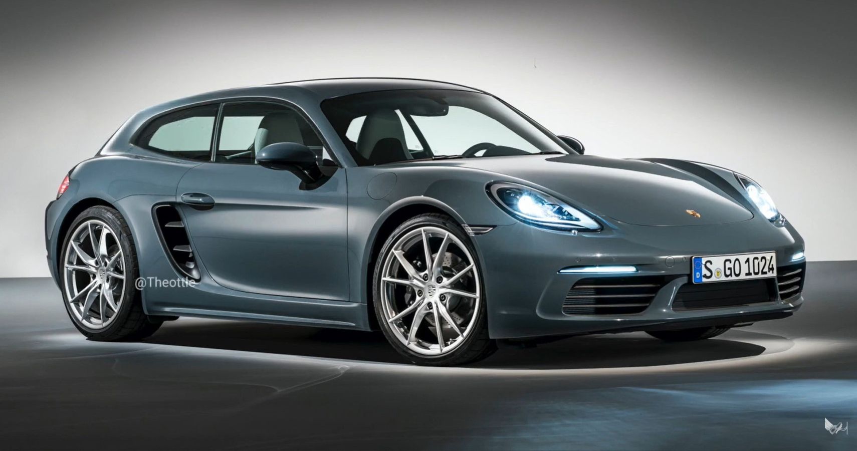 Artist Illustrates How a Porsche Cayman Would Appear as a Shooting Brake