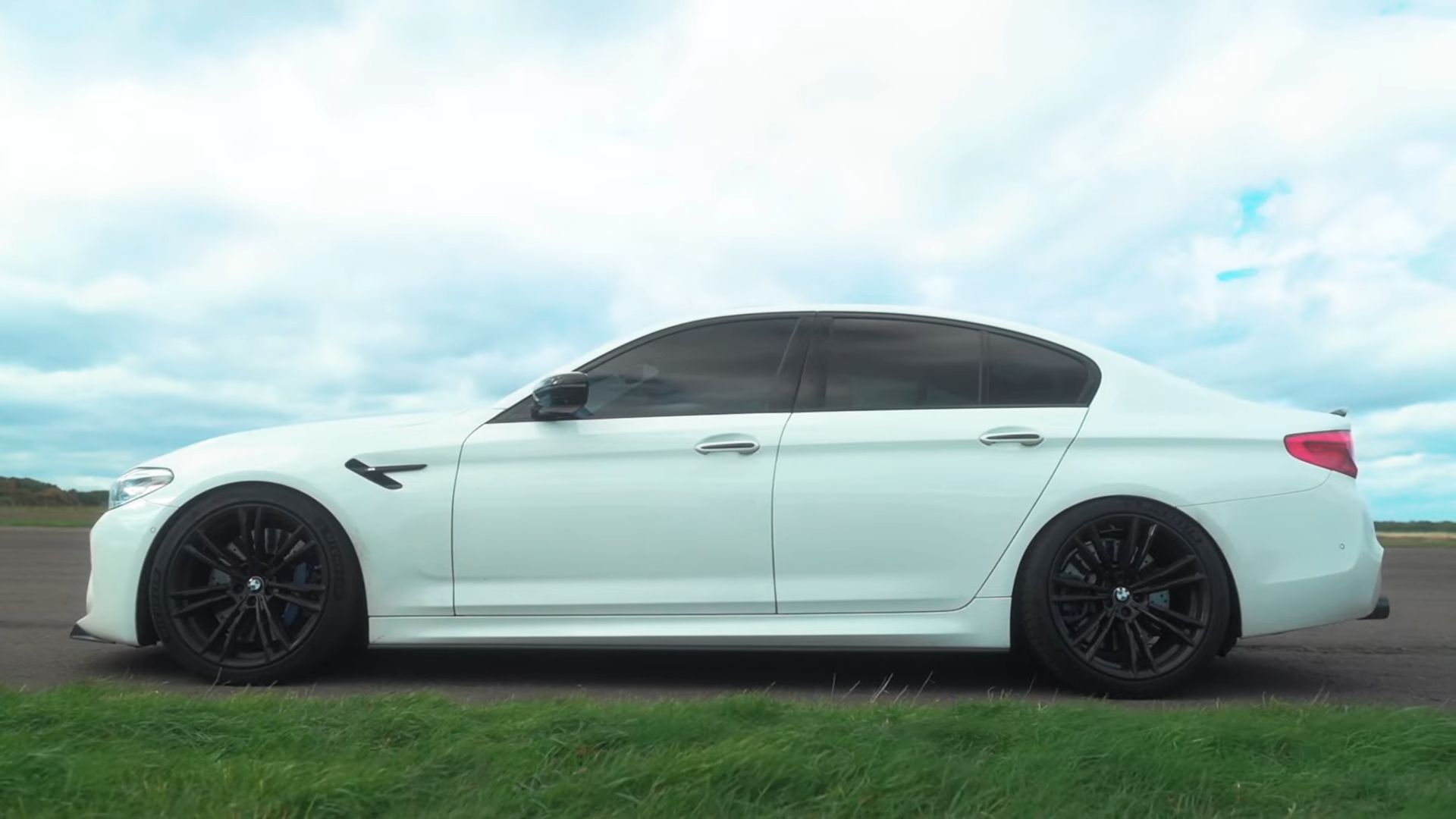 White BMW F90 M5 Competition
