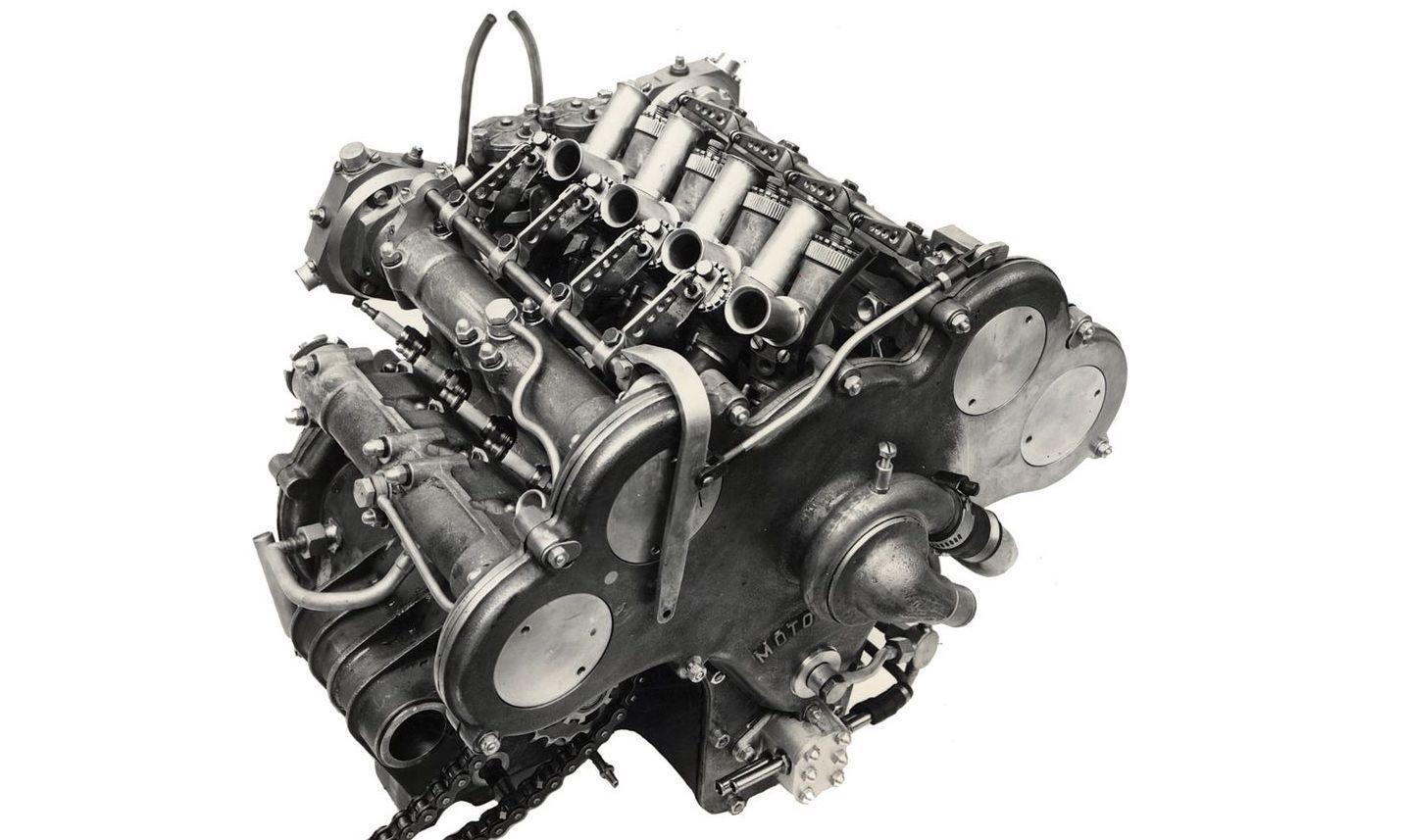 Moto Guzzi 500cc V8 engine
