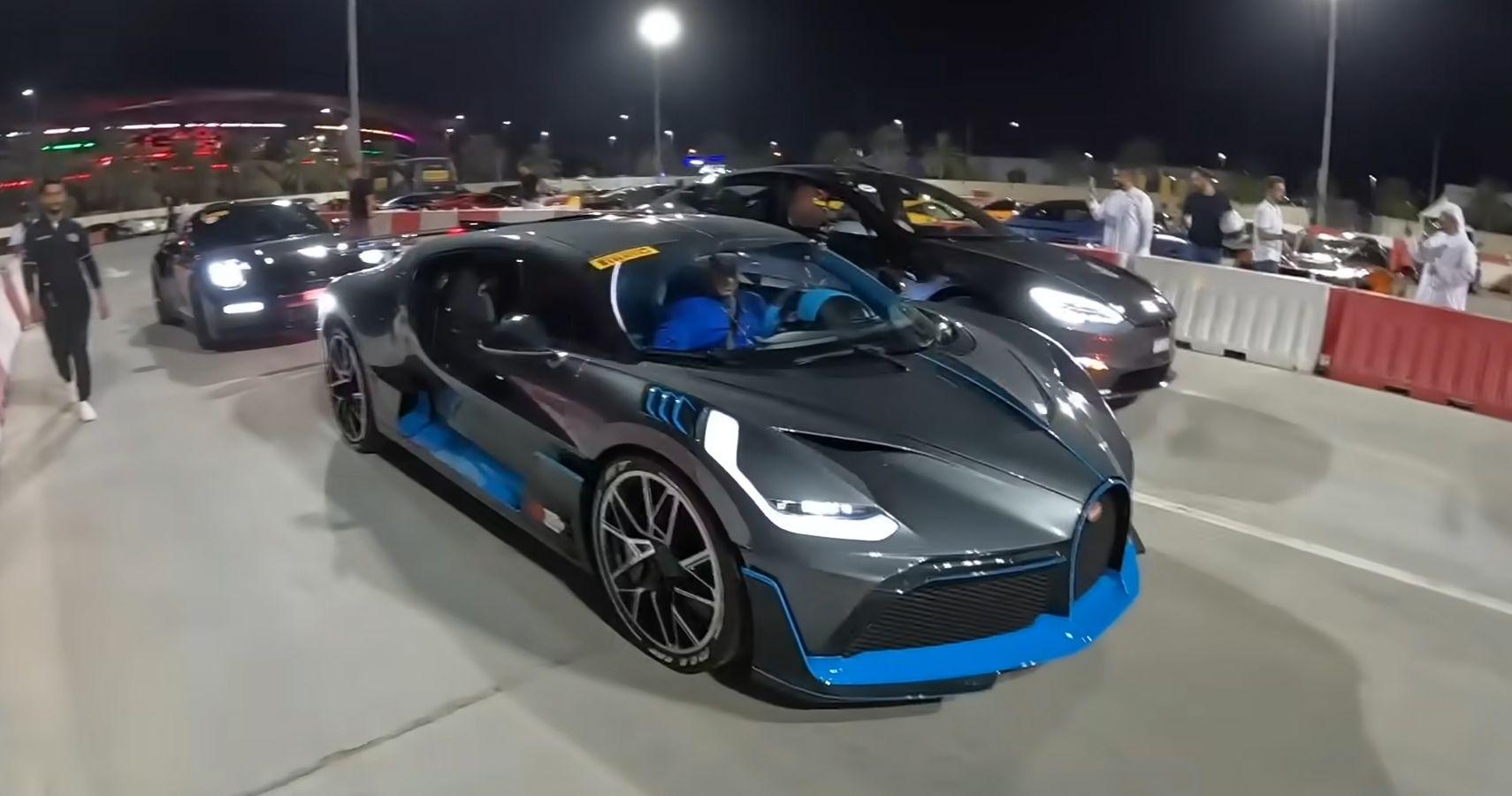 Bugatti Divo vs. Tesla Model S Plaid