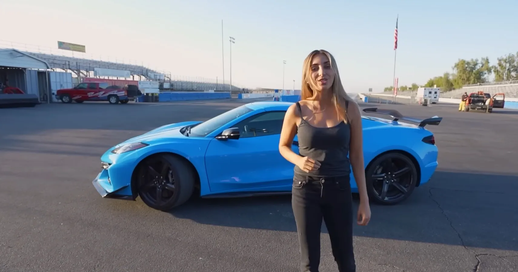 Emelia Hartford Just Proved How Fast The 2023 Corvette Z06 Really Is