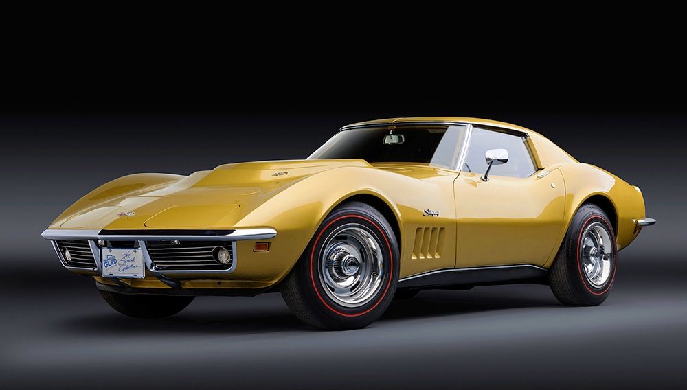 Golden 1969 Chevrolet Corvette