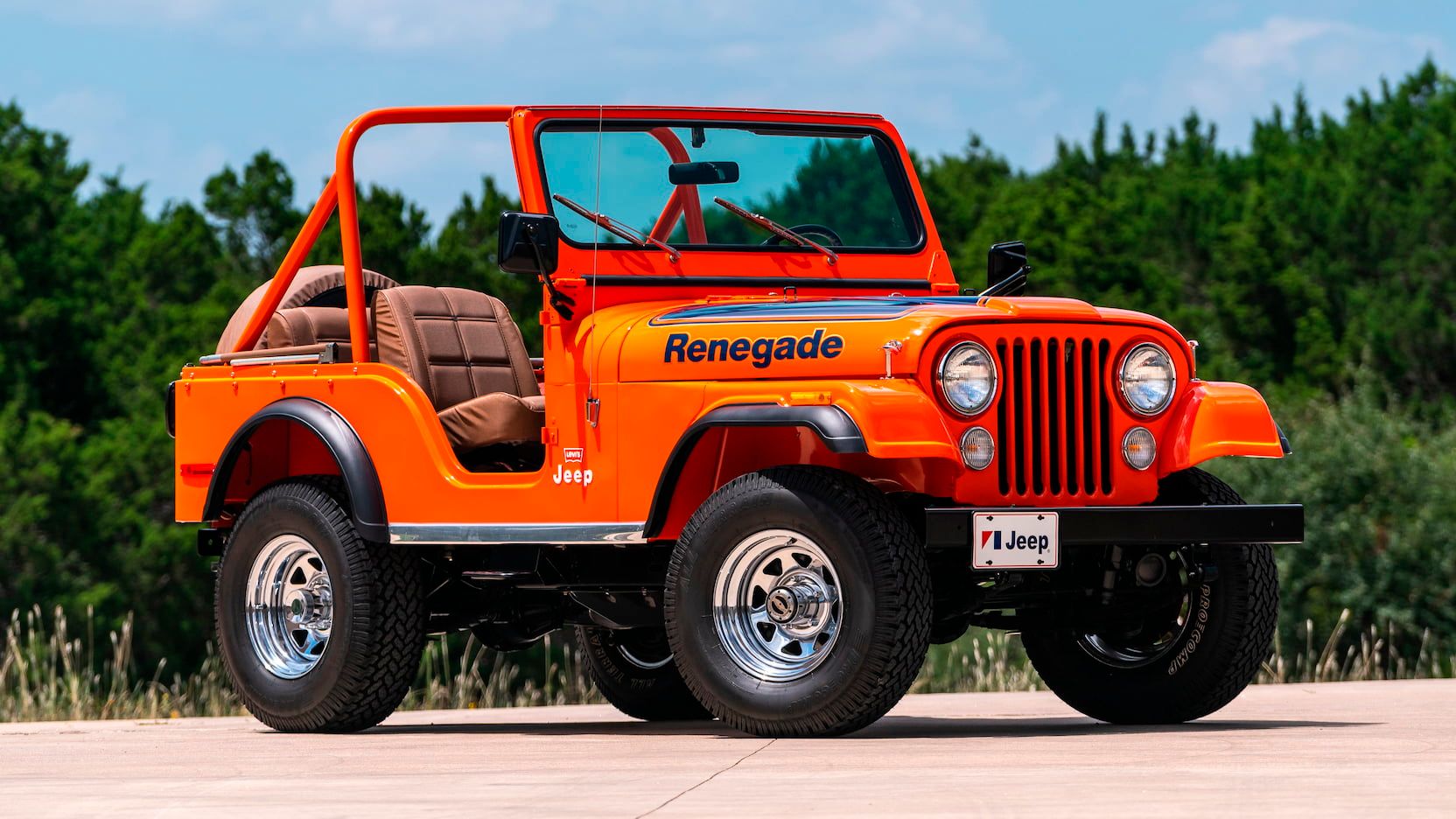 A parked Jeep CJ-5 from 1979
