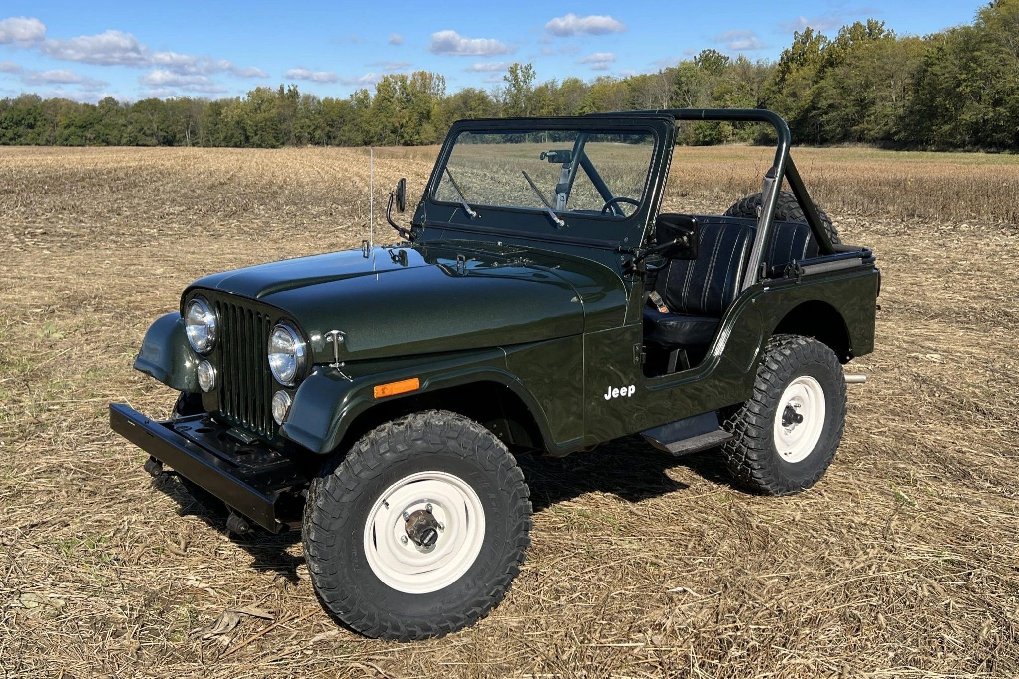 A parked Jeep CJ-5 from 1983
