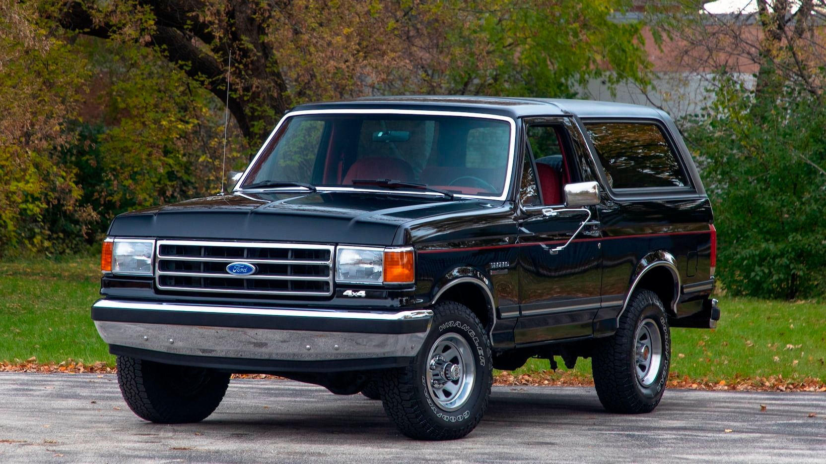 Parked 1990 Ford Bronco