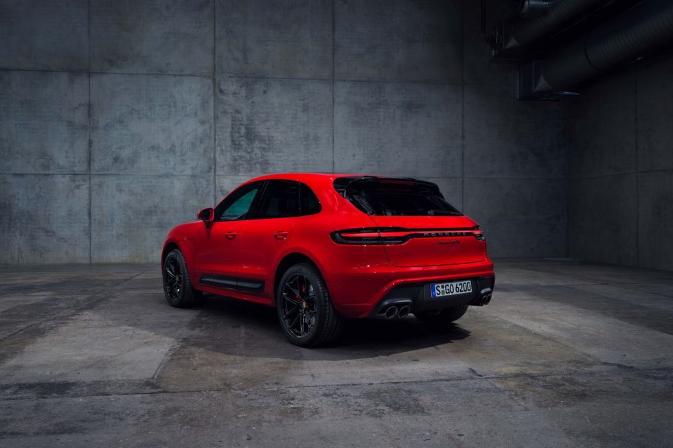 Red Porsche Macan