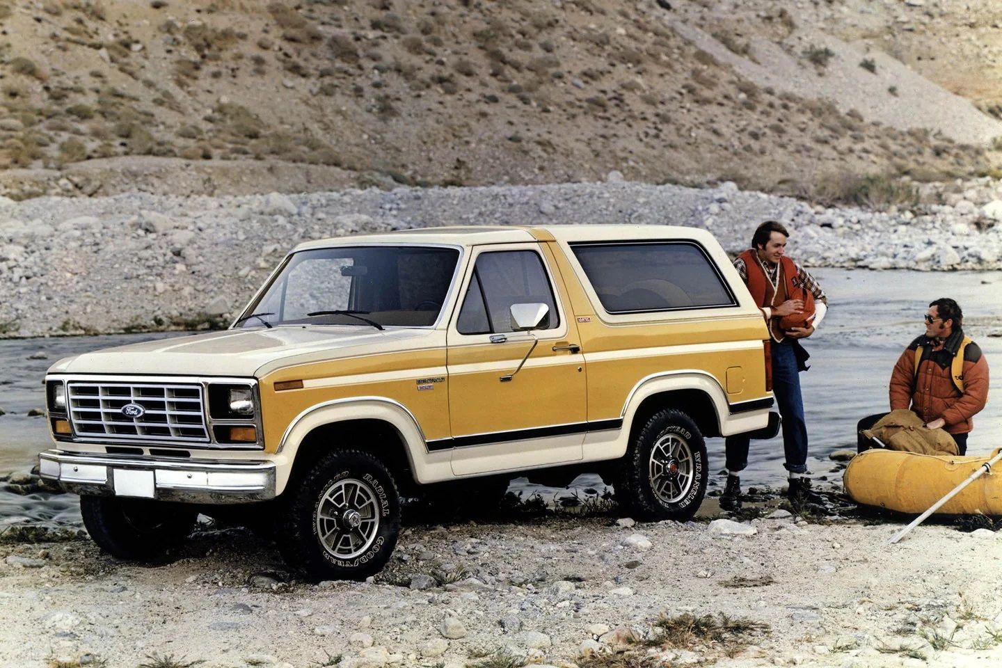 A parked 3rd generation Ford Bronco