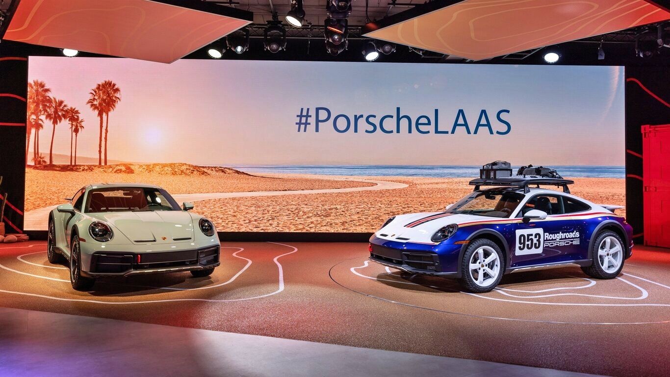 O Porsche 911 Dakar no Salão do Automóvel de Los Angeles