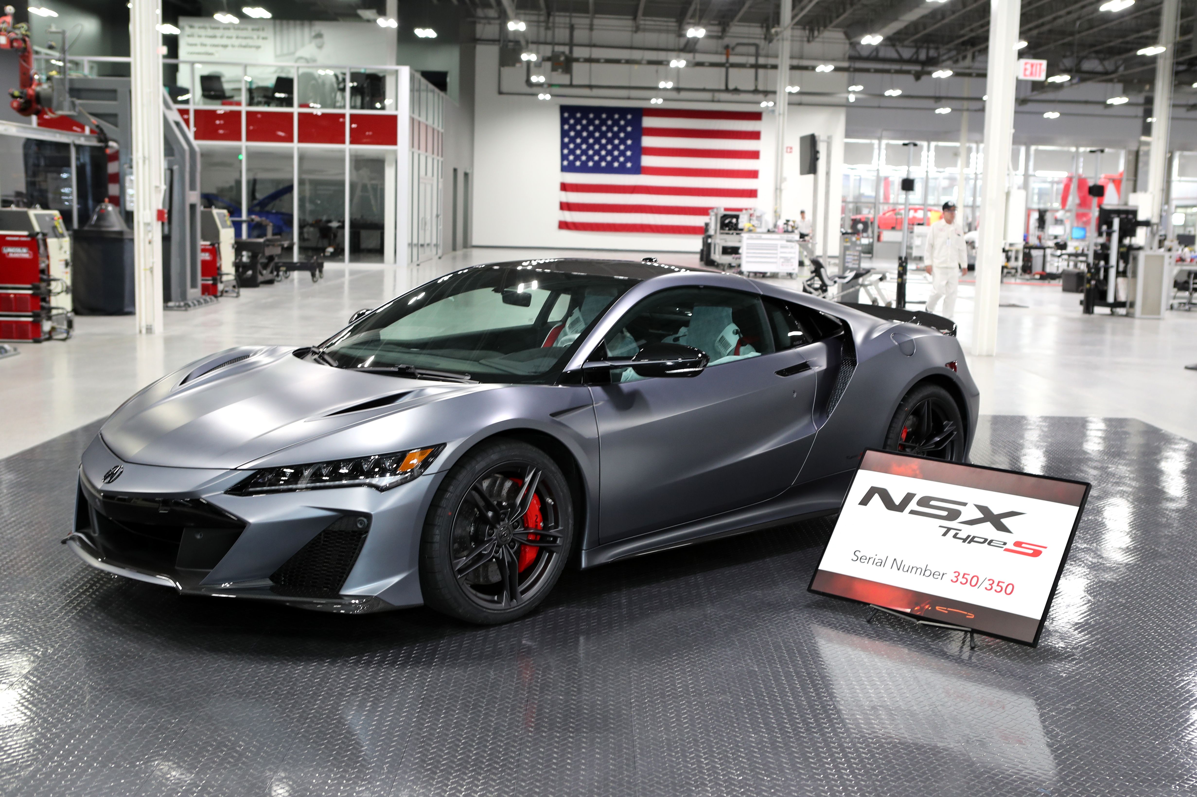 Front three-quarter look of NSX Type S