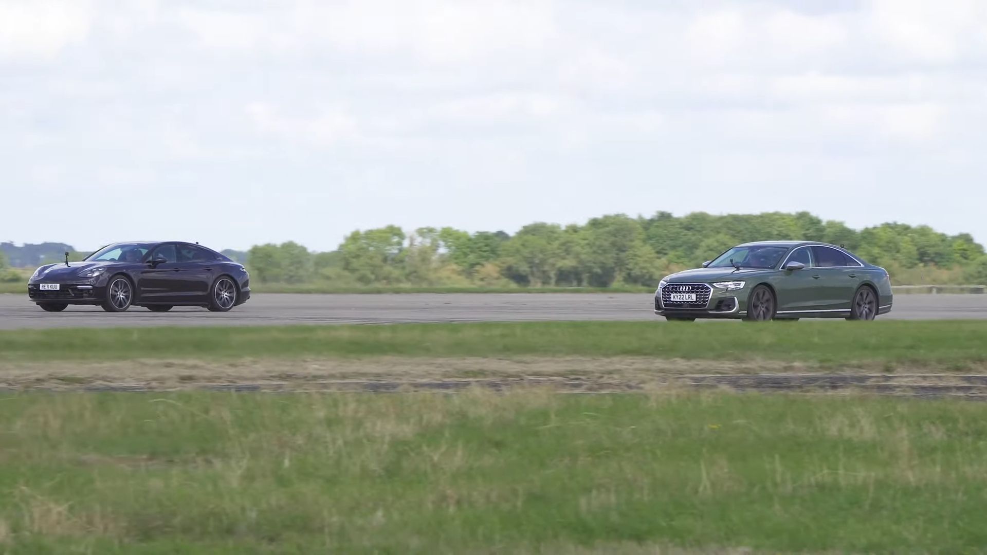 Audi S8 and Porsche PanameraTurbo S