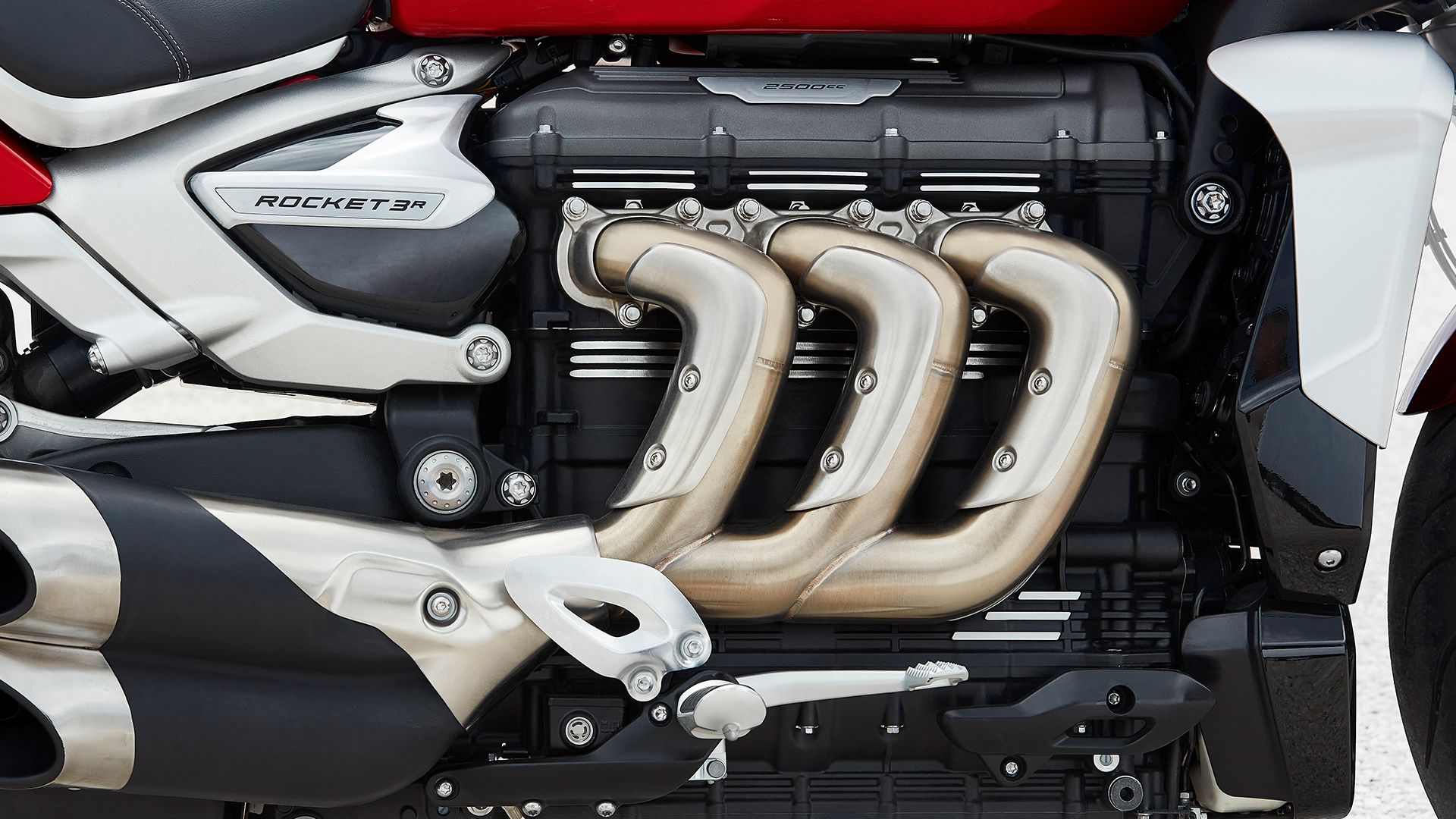 Triumph Rocket 3 engine close-up