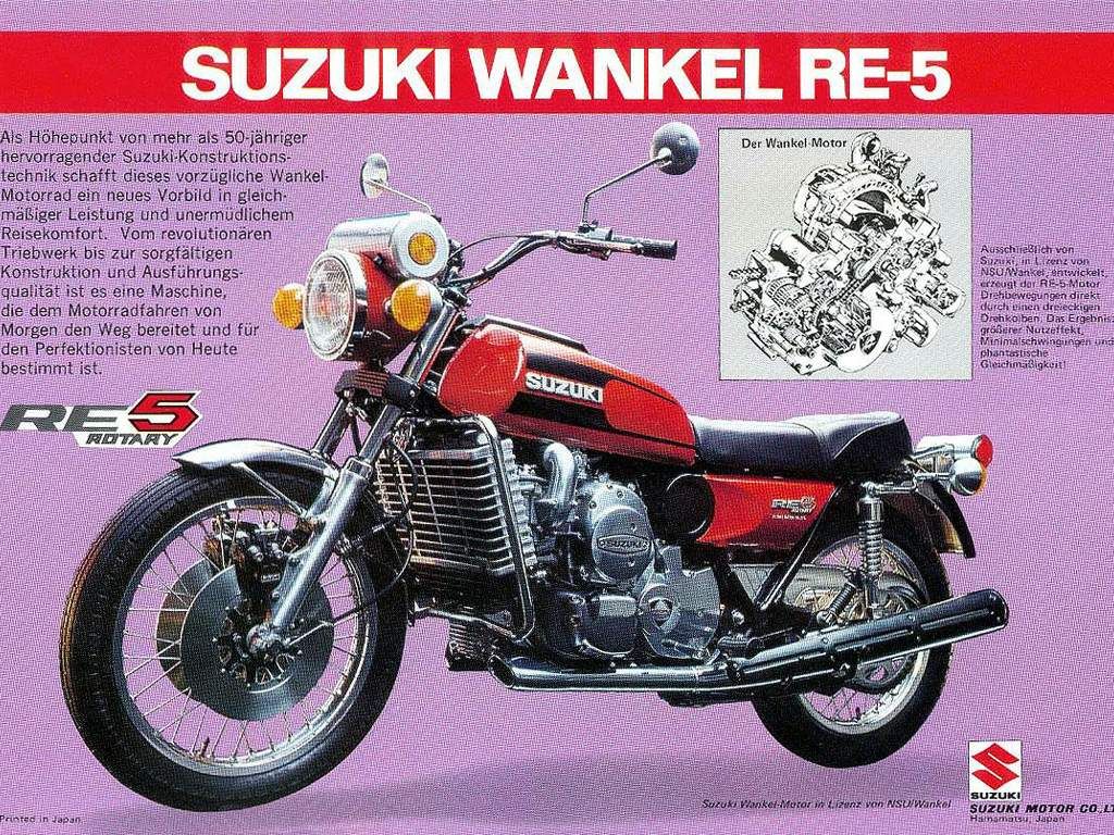 Suzuki RE5 brochure