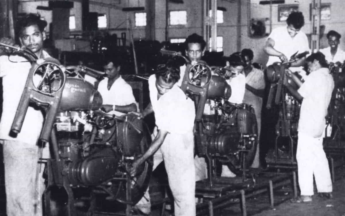 Royal Enfield Production Line