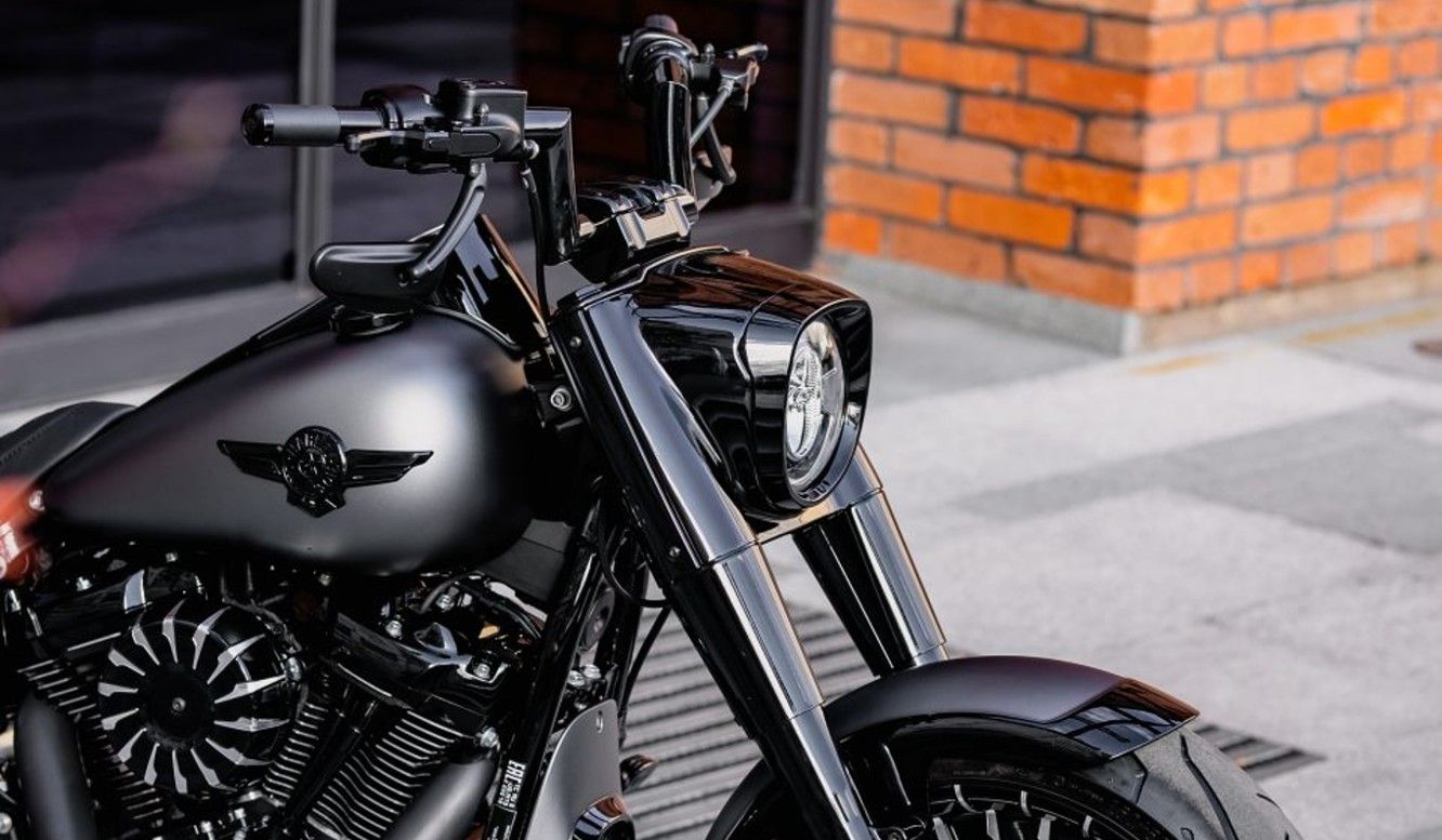 Custom Harley-Davidson Fat Boy By Box39 Front