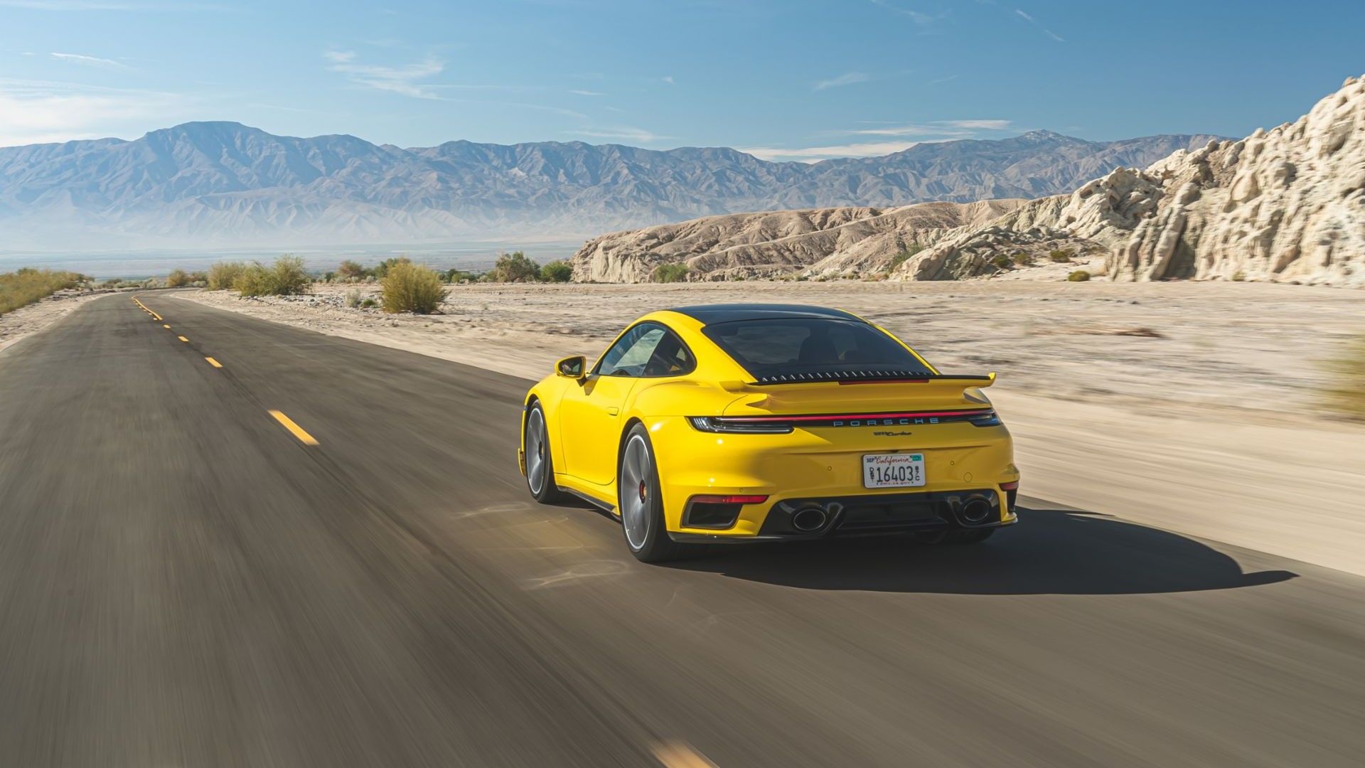 Porsche 911 Turbo Yellow