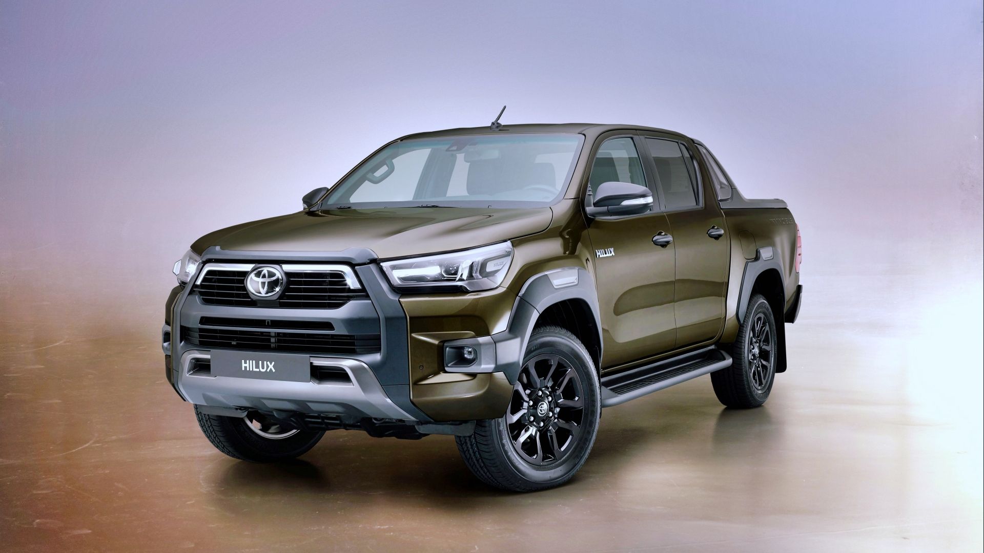 Brown Toyota Hilux