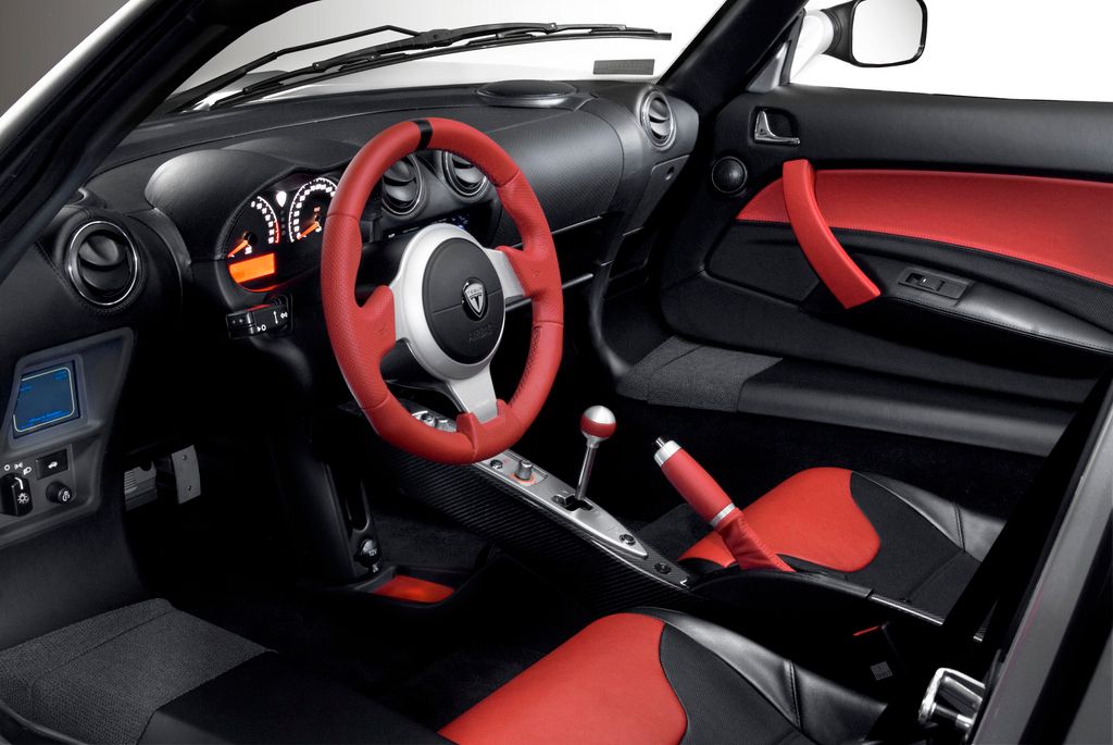 Interior del Tesla Roadster 2008