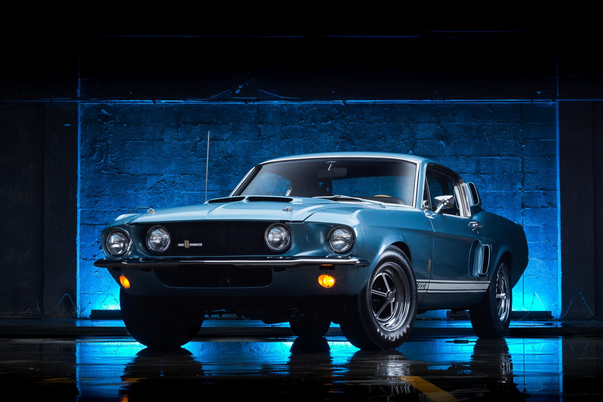 Brittany Blue 1967 Ford Shelby GT500