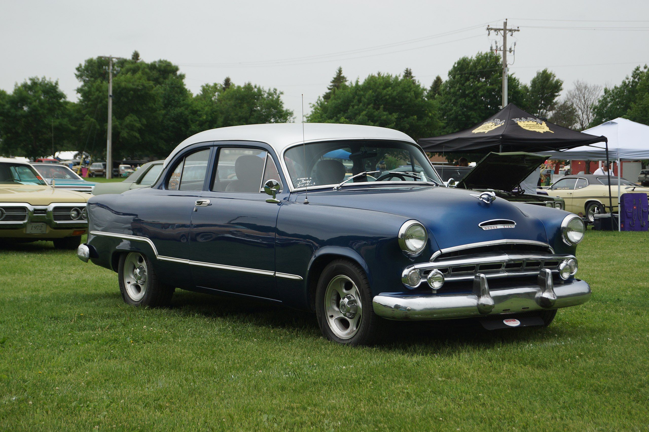 A parked 1953 Dodge Coronet