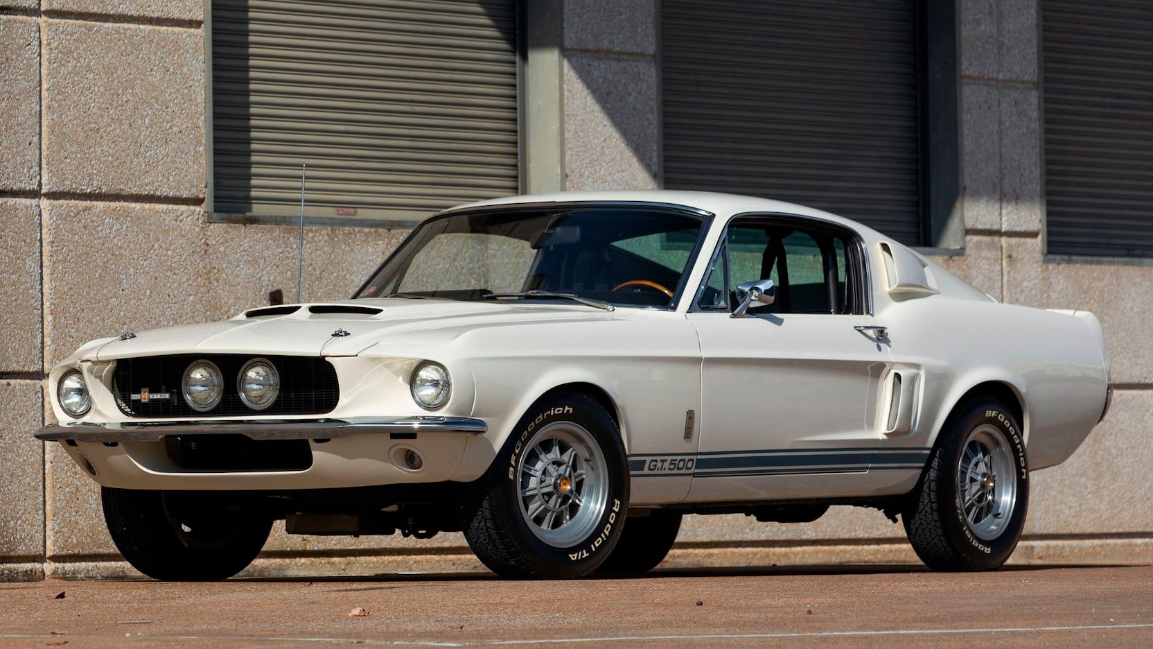 A parked 1967 Shelby Gt500