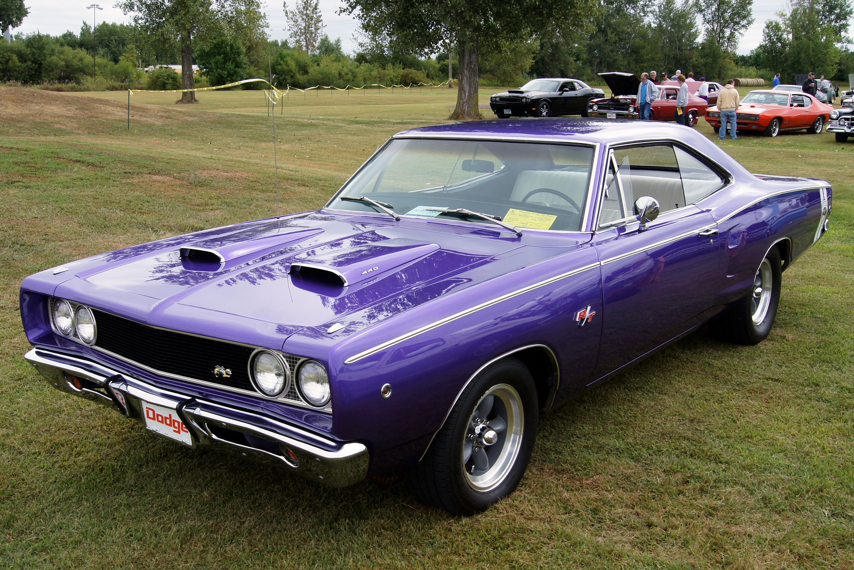 A parked 1968 Dodge Coronet R/T