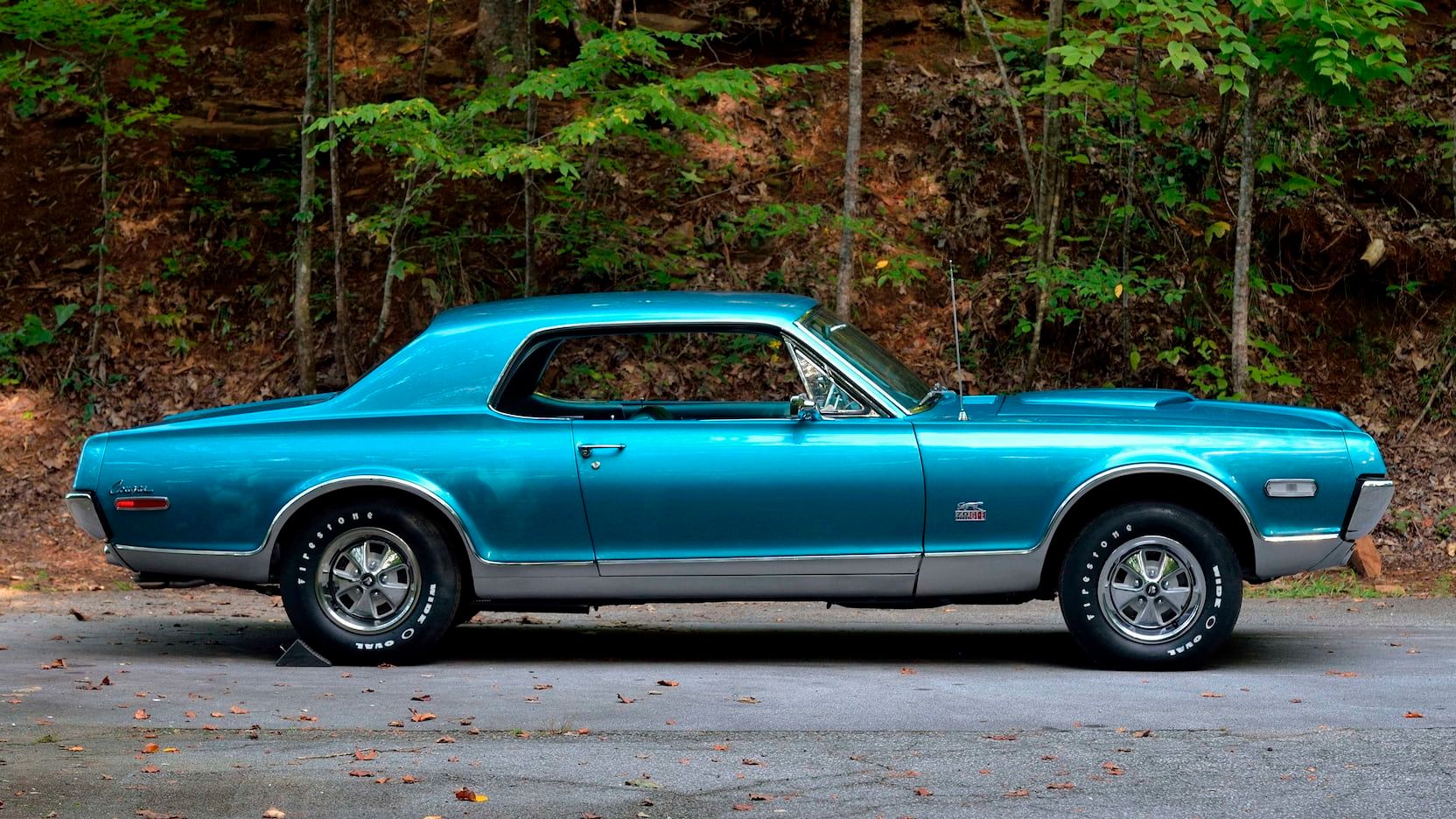 A parked 1968 Mercury Cougar GT-E