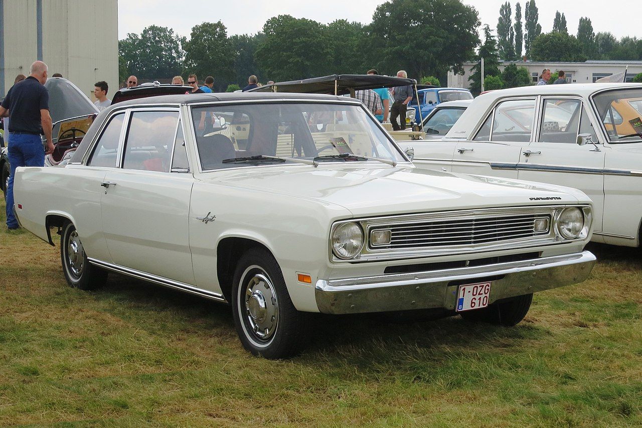 A parked 1969 Plymouth Valiant
