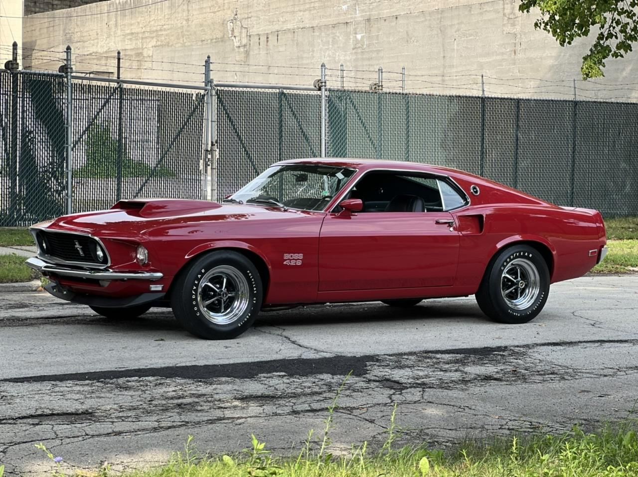 candy apple red 1969 ford mustang boss 429