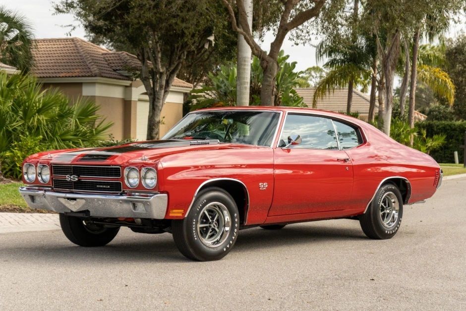 A parked 1970 Chevy Chevelle SS LS5