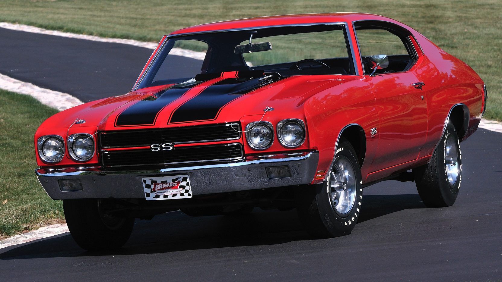 A parked 1970 Chevy Chevelle SS LS6