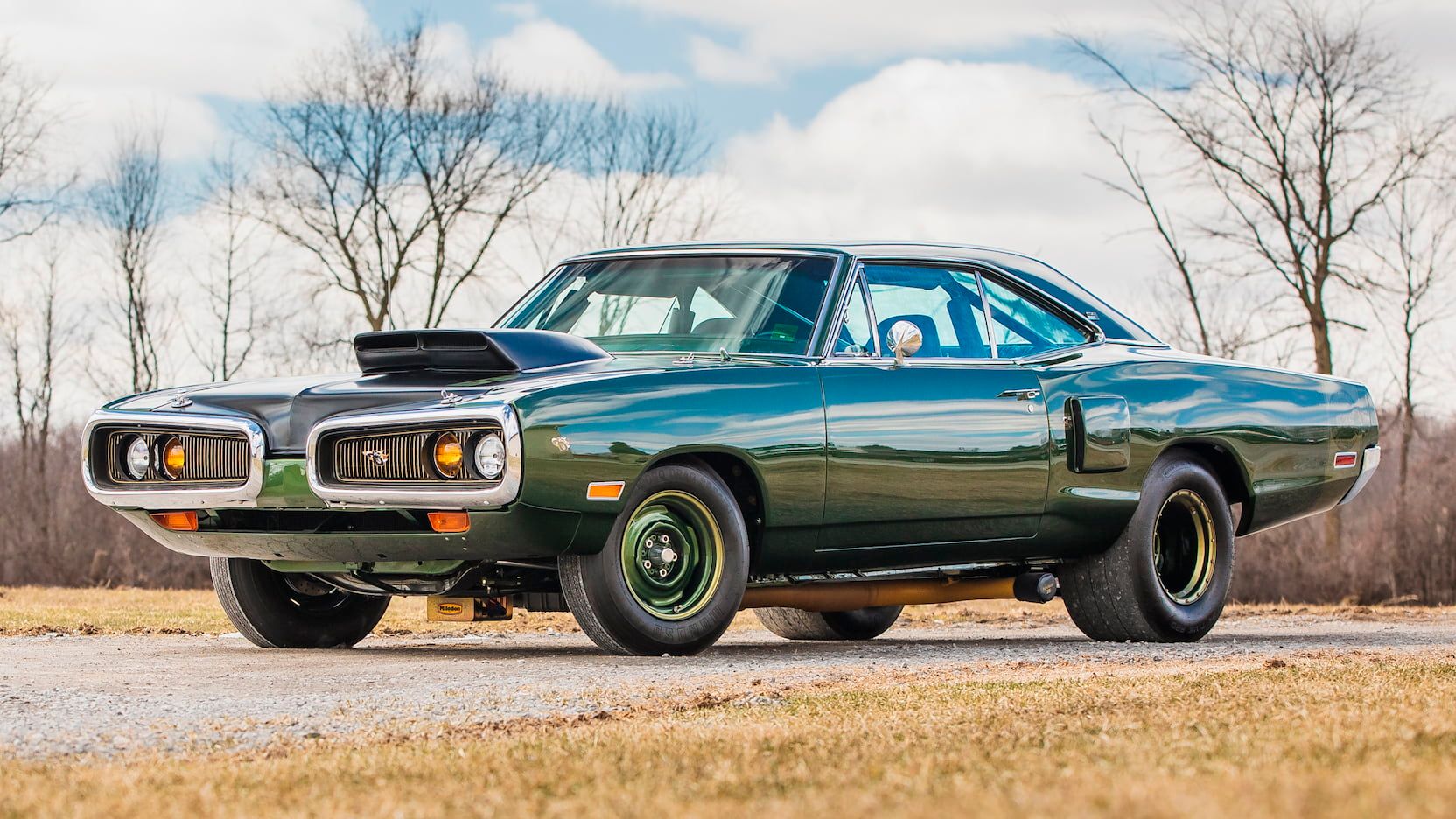 A parked 1970 Dodge Coronet