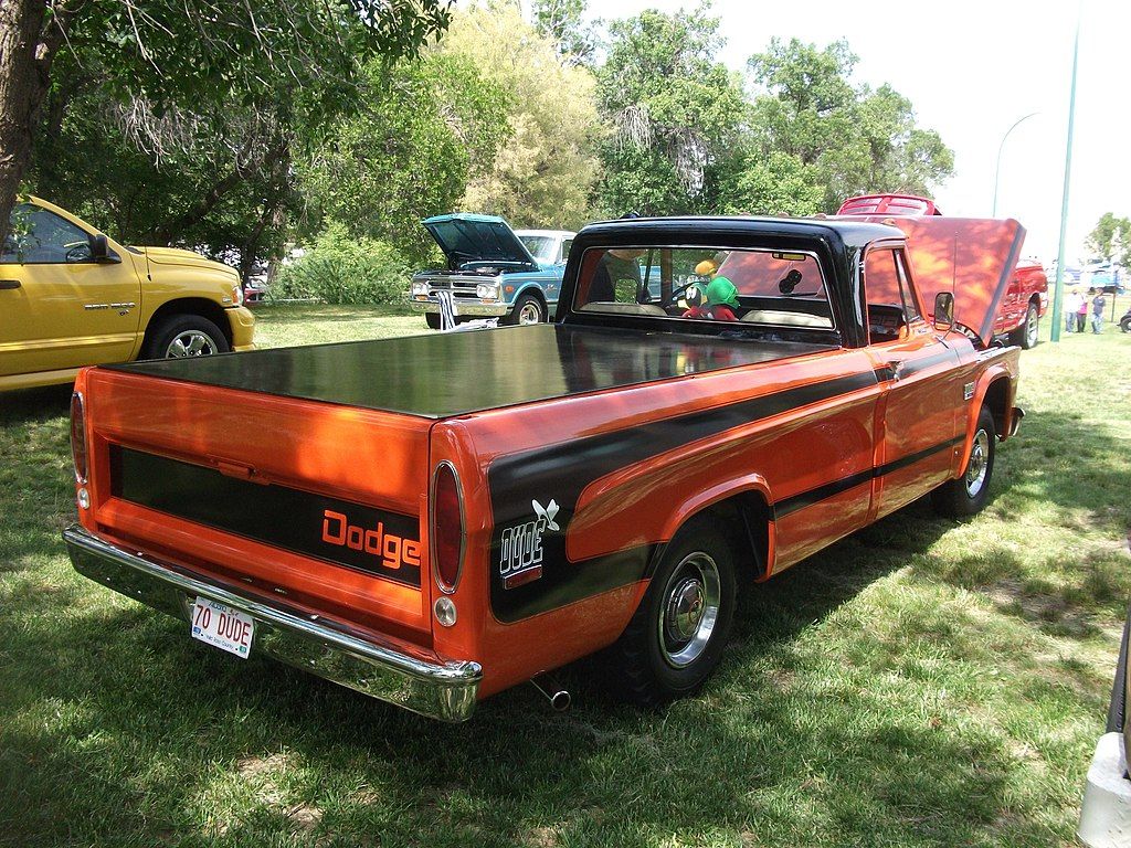 A parked 1970 Dodge Dude