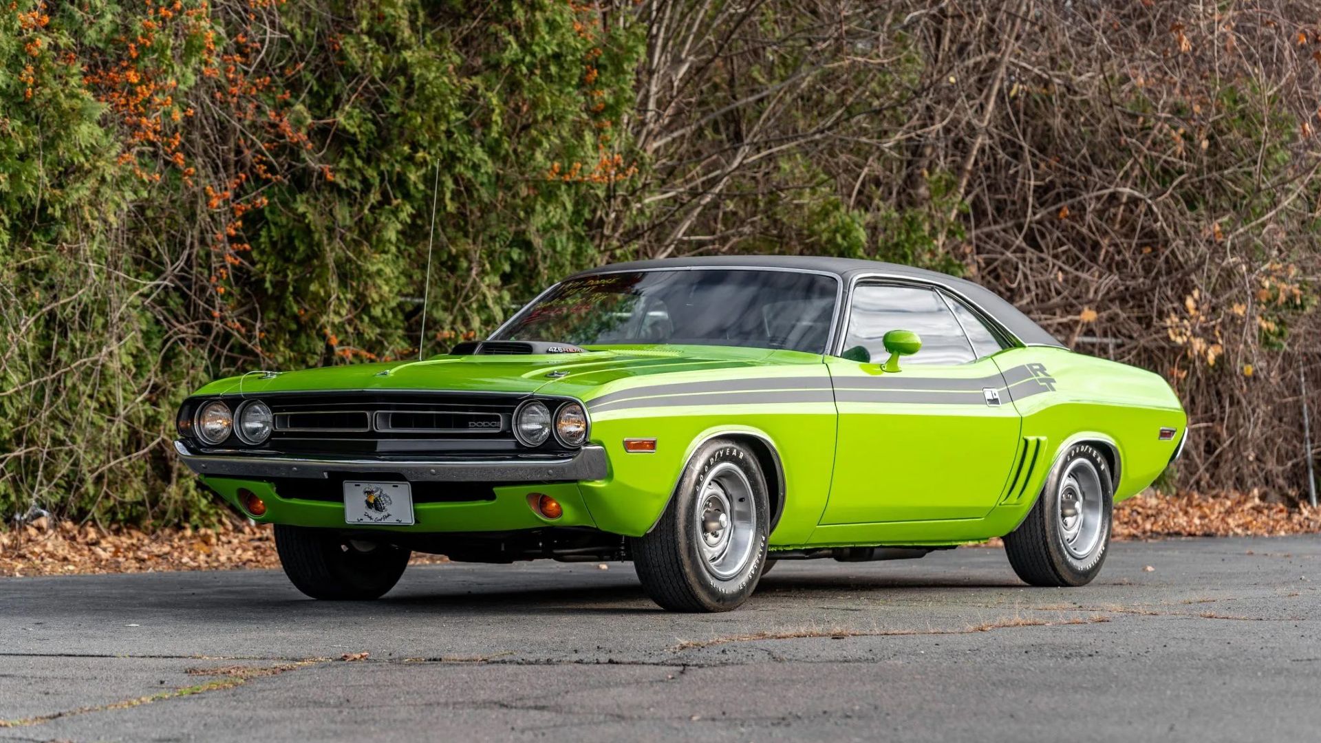 Green 1971 Dodge Challenger 