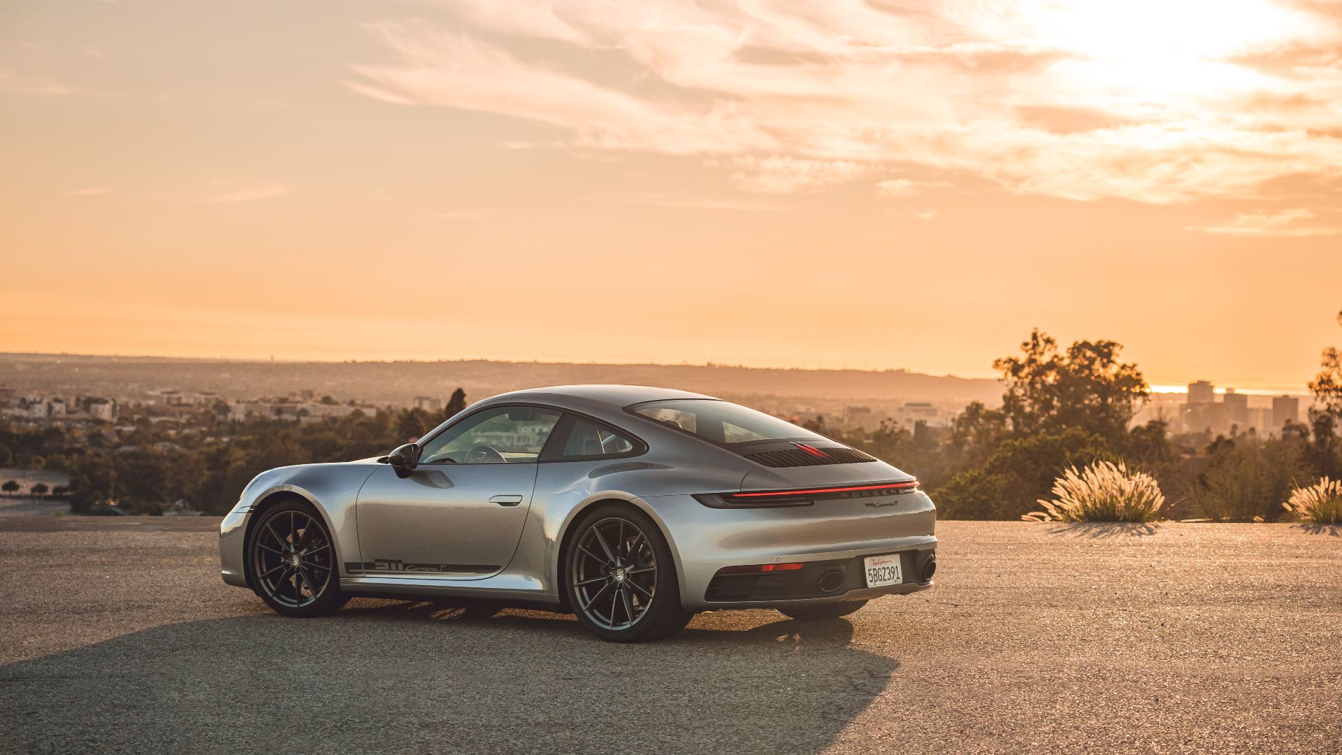 Grey Porsche 911