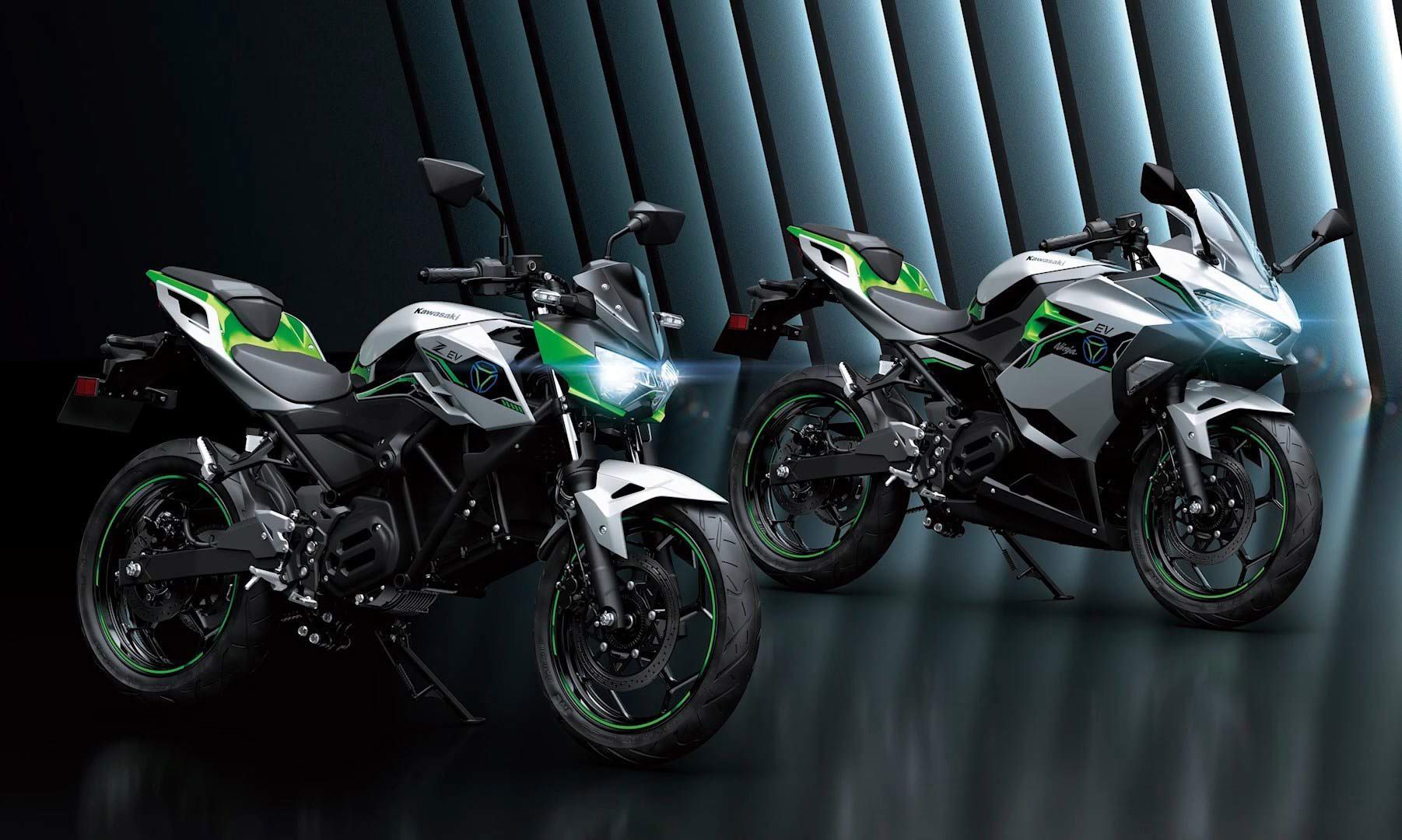 Kawasaki Electric Motorcycles Studio shot