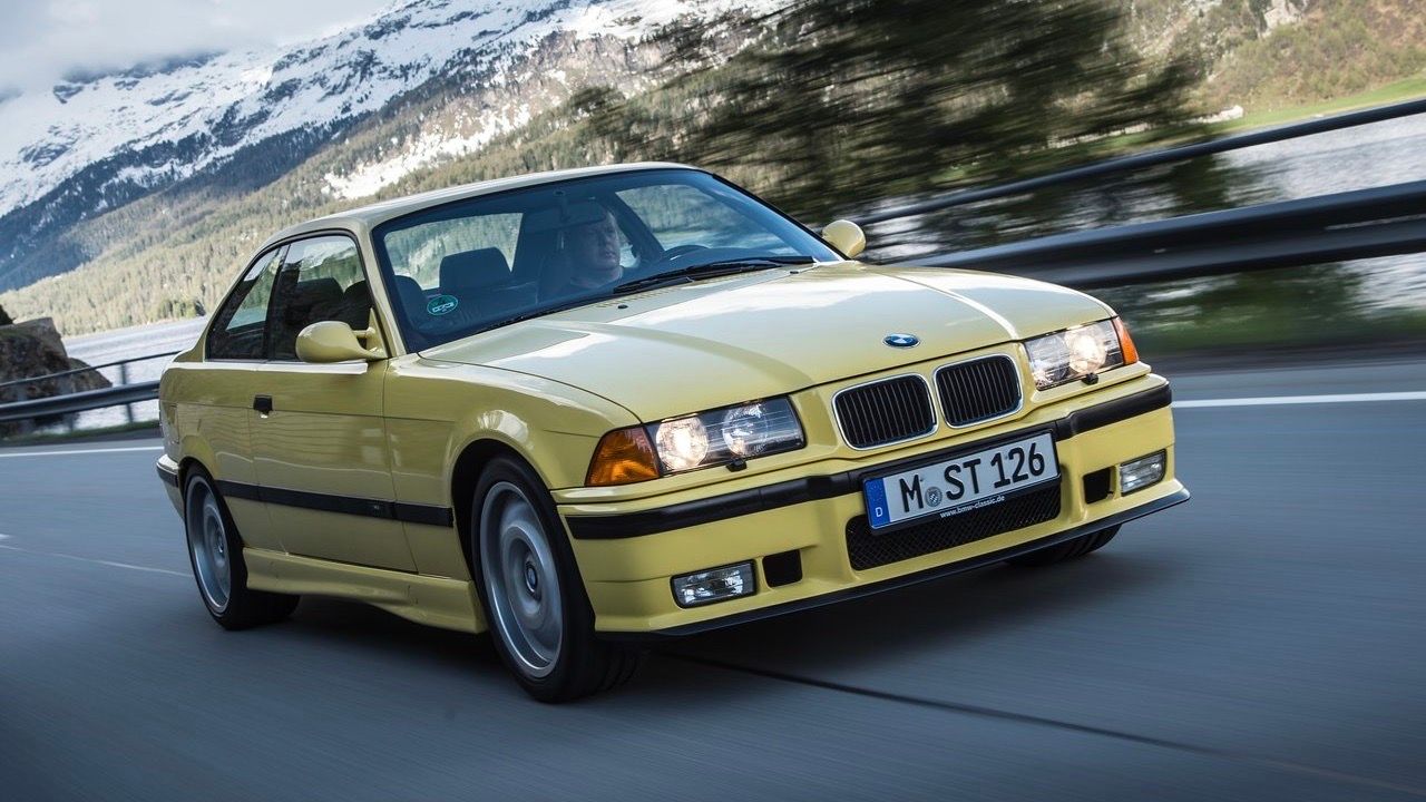 1992 Dakar Yellow BMW M3 Coupe