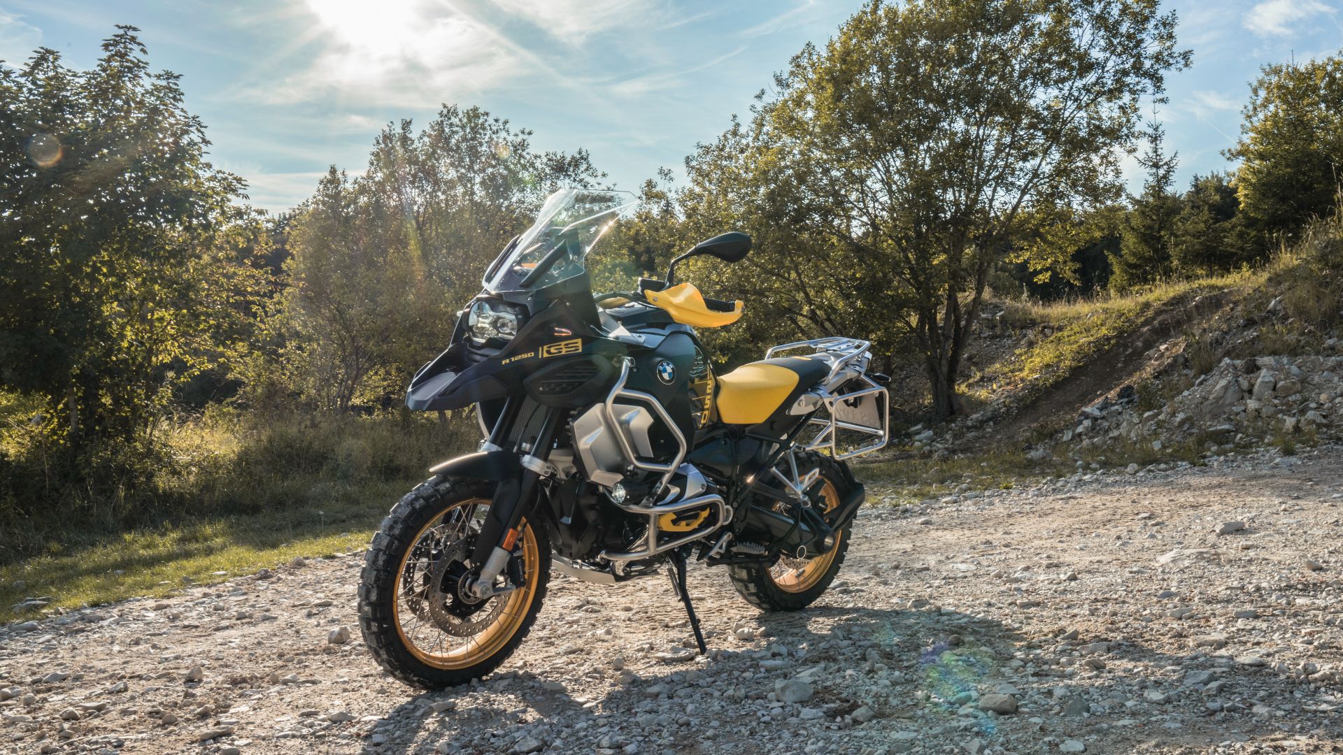 BMW R1250 GS standing off-road
