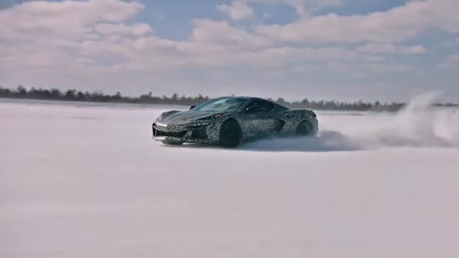 Watch The 2024 Chevrolet Corvette E-Ray Hybrid Have Fun In The Snow
