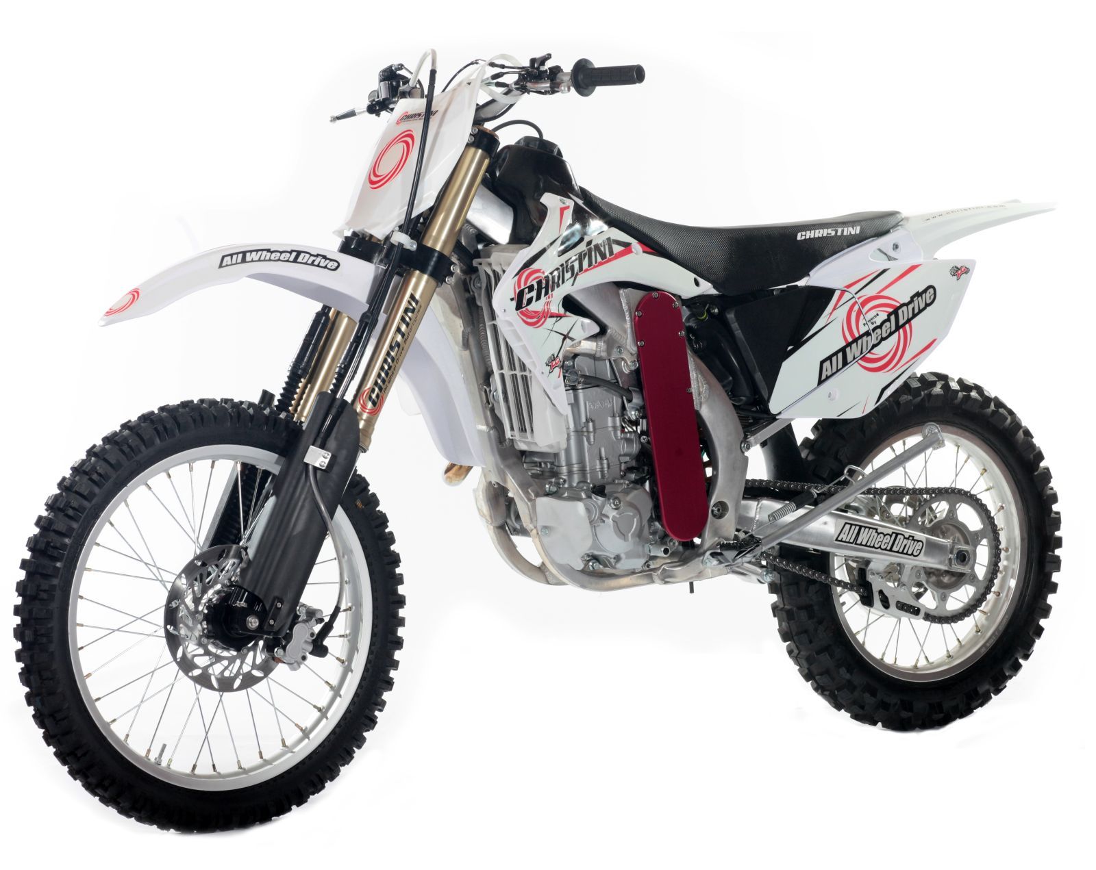 Motocicleta off-road Christini 450AWD