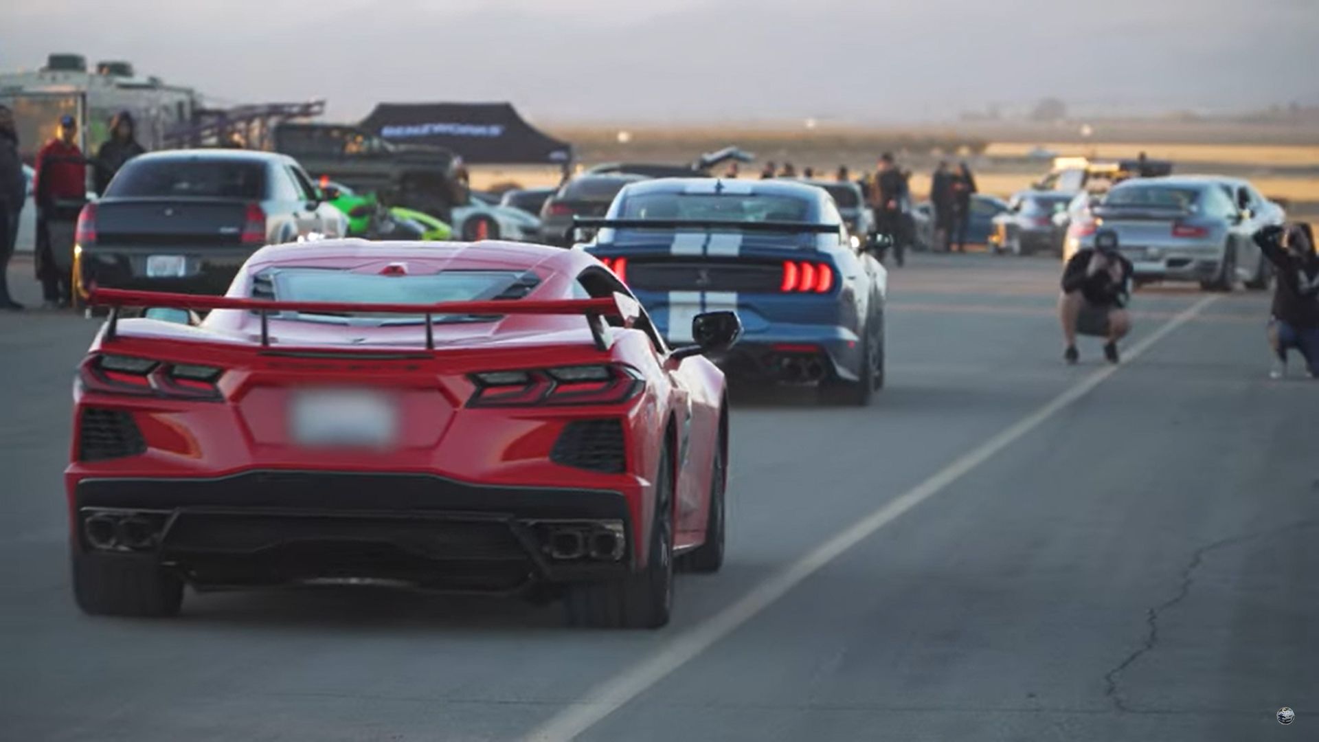 The Race We've All Been Waiting For Corvette Z06 vs. Shelby GT500