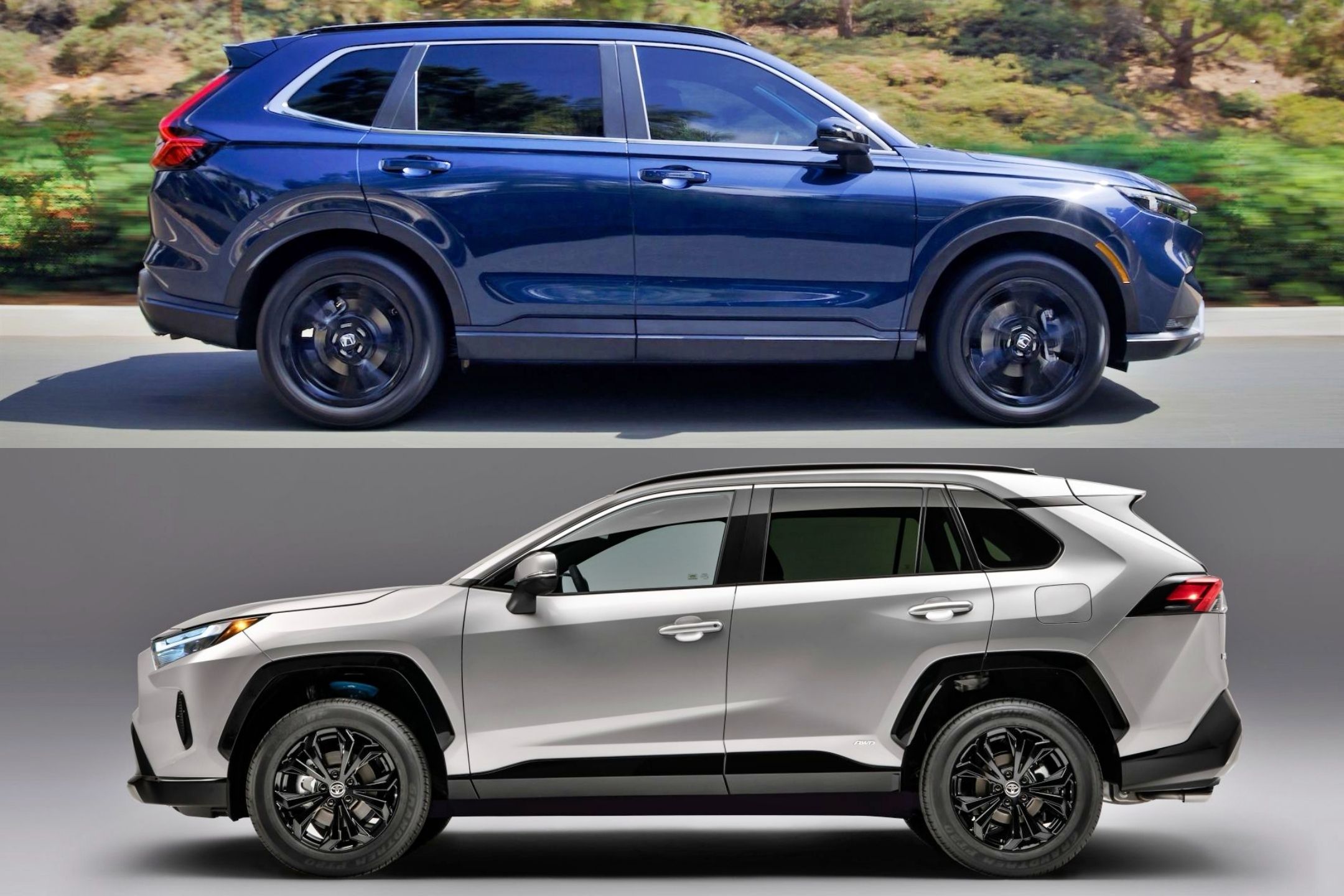 Clash Of The Titans: CR-V vs Rav-4 Hybrid Compared