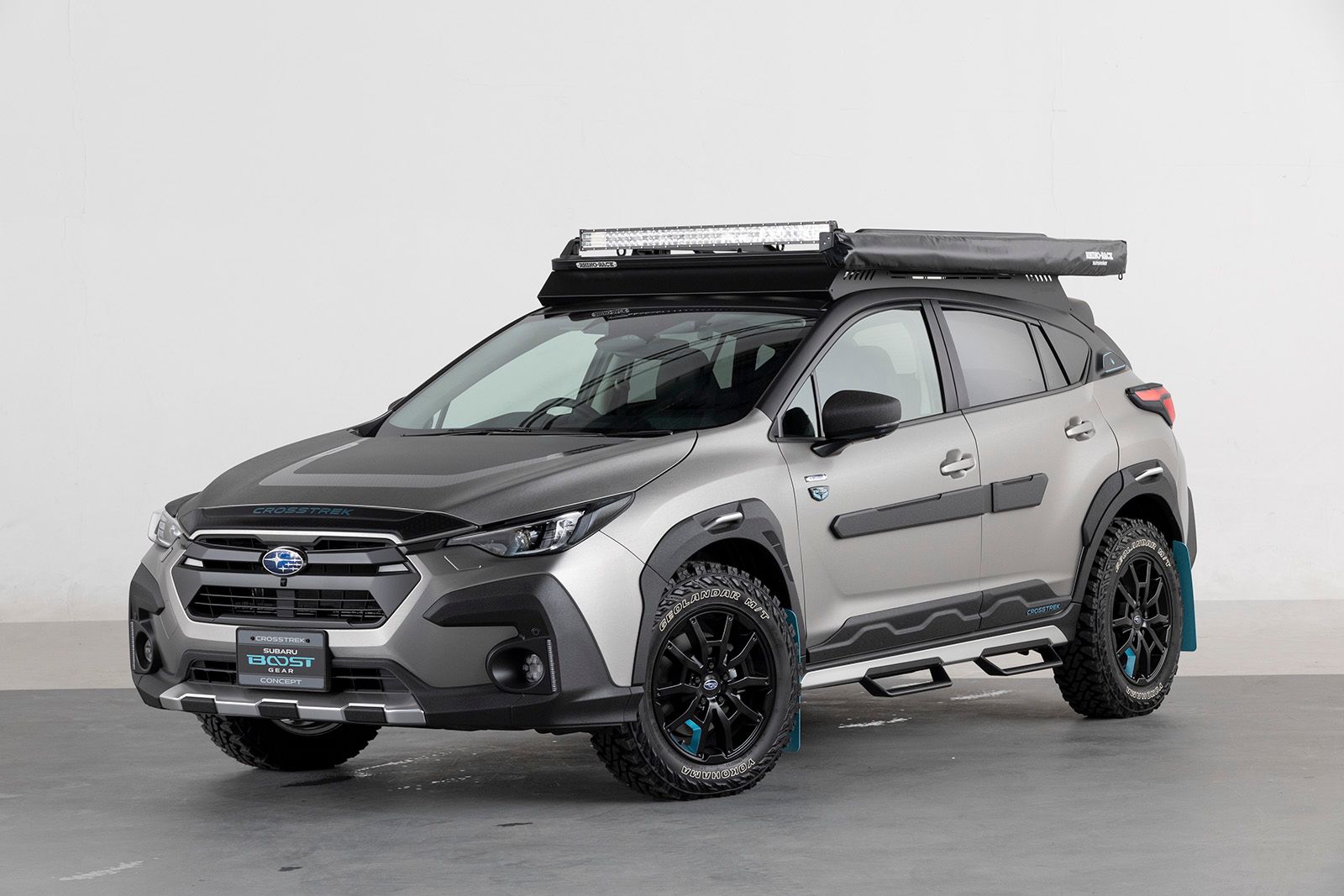 Foto frontal do Subaru Crosstrek Boost Gear Concept 